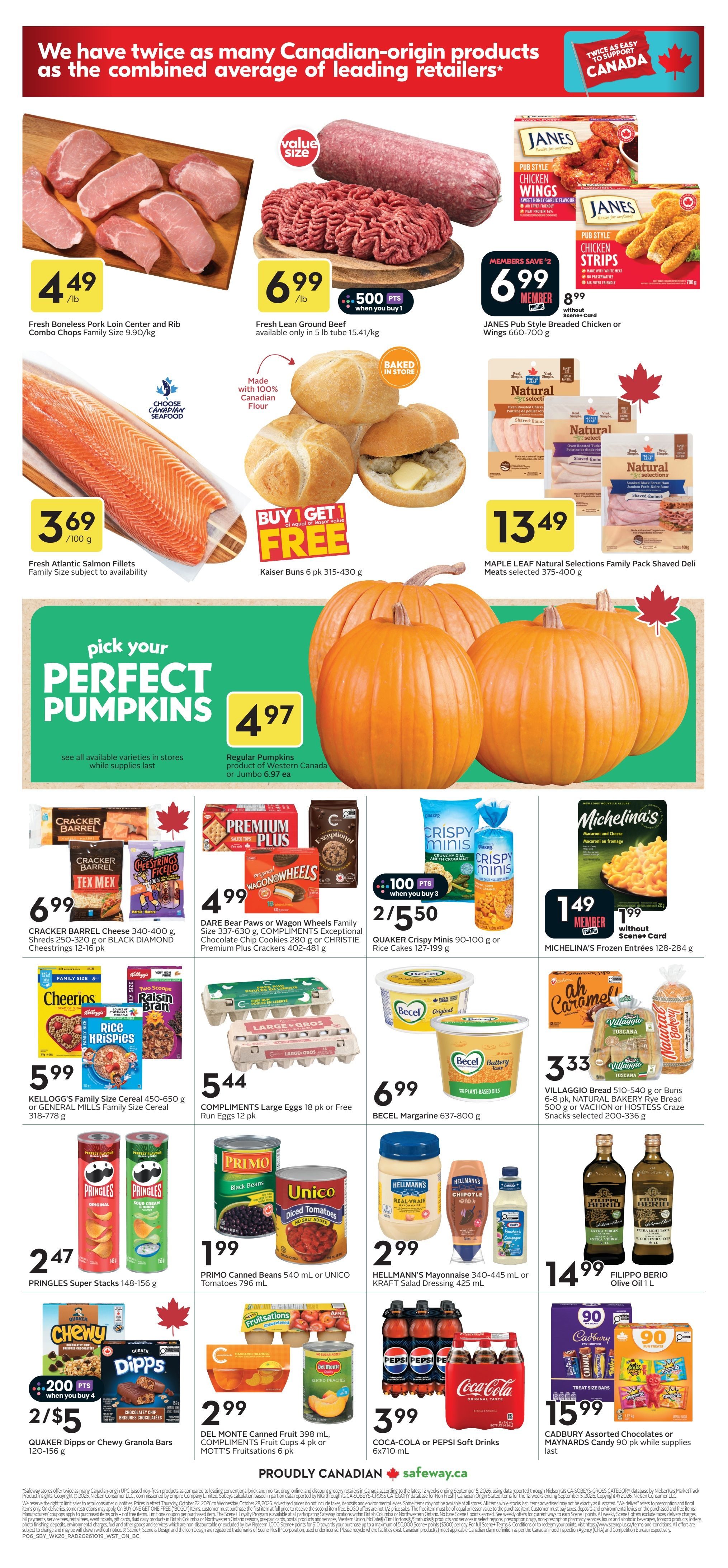 Safeway (BC) Flyer October 22 to 28