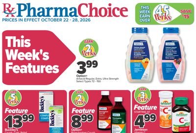 PharmaChoice Health Centre Flyer October 22 to 28