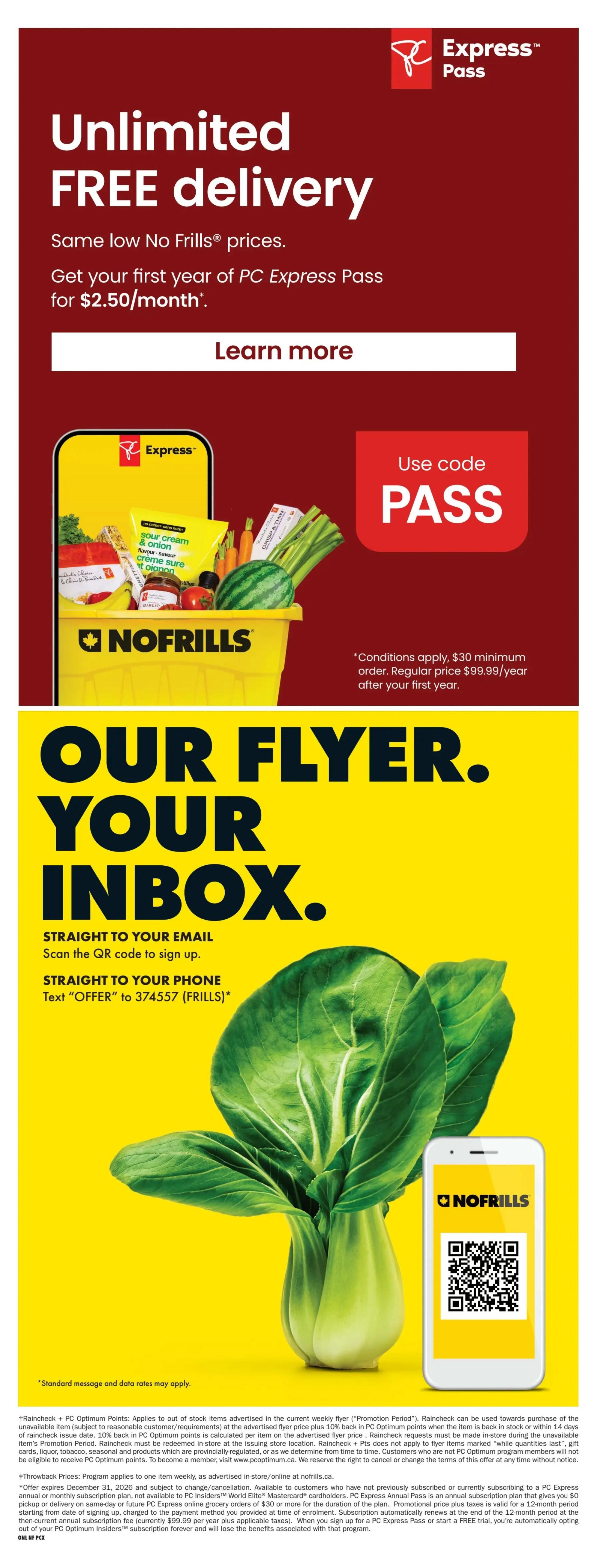 No Frills (Atlantic) Flyer October 22 to 28