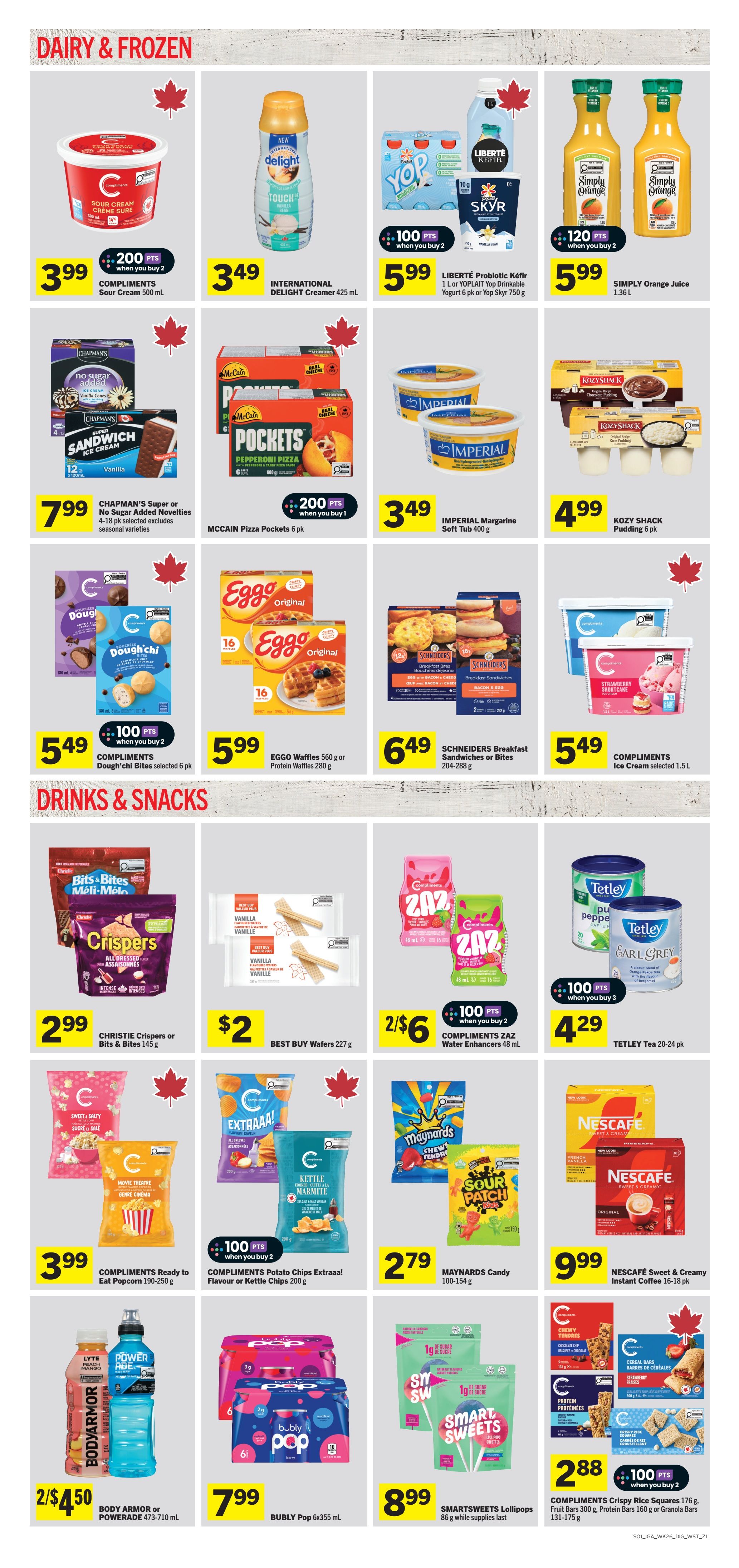 IGA (West) Flyer October 22 to 28