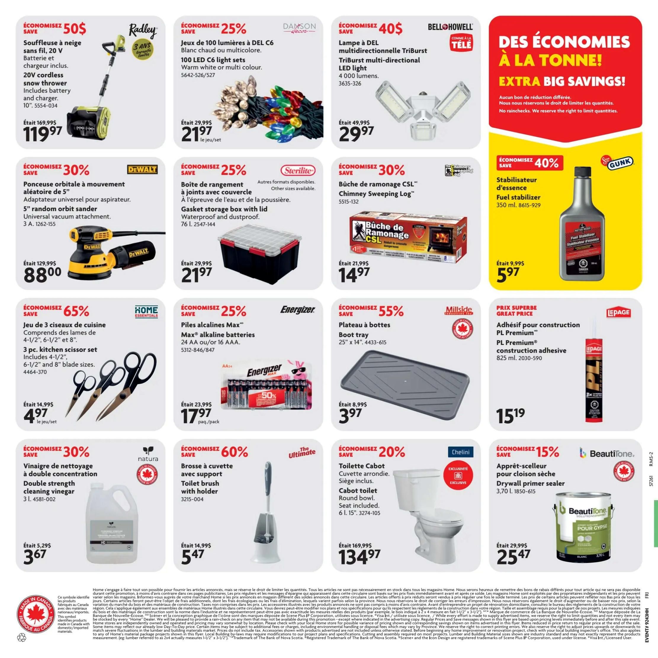 Home Hardware (QC) Flyer October 22 to November 4