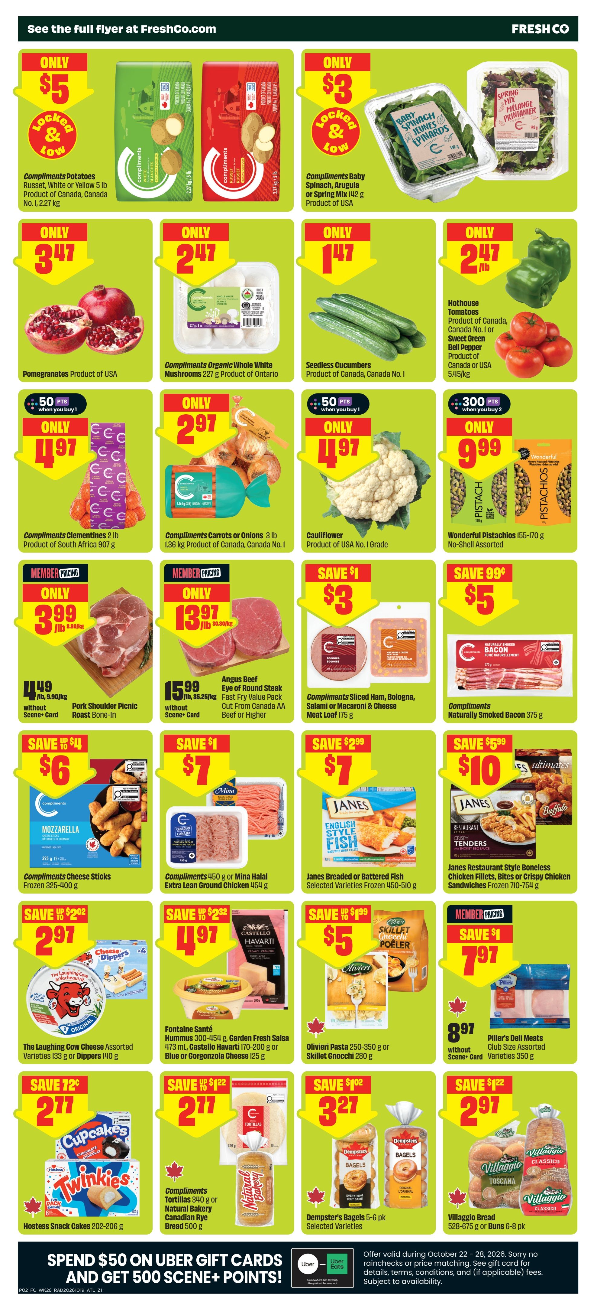 FreshCo (Atlantic) Flyer October 22 to 28
