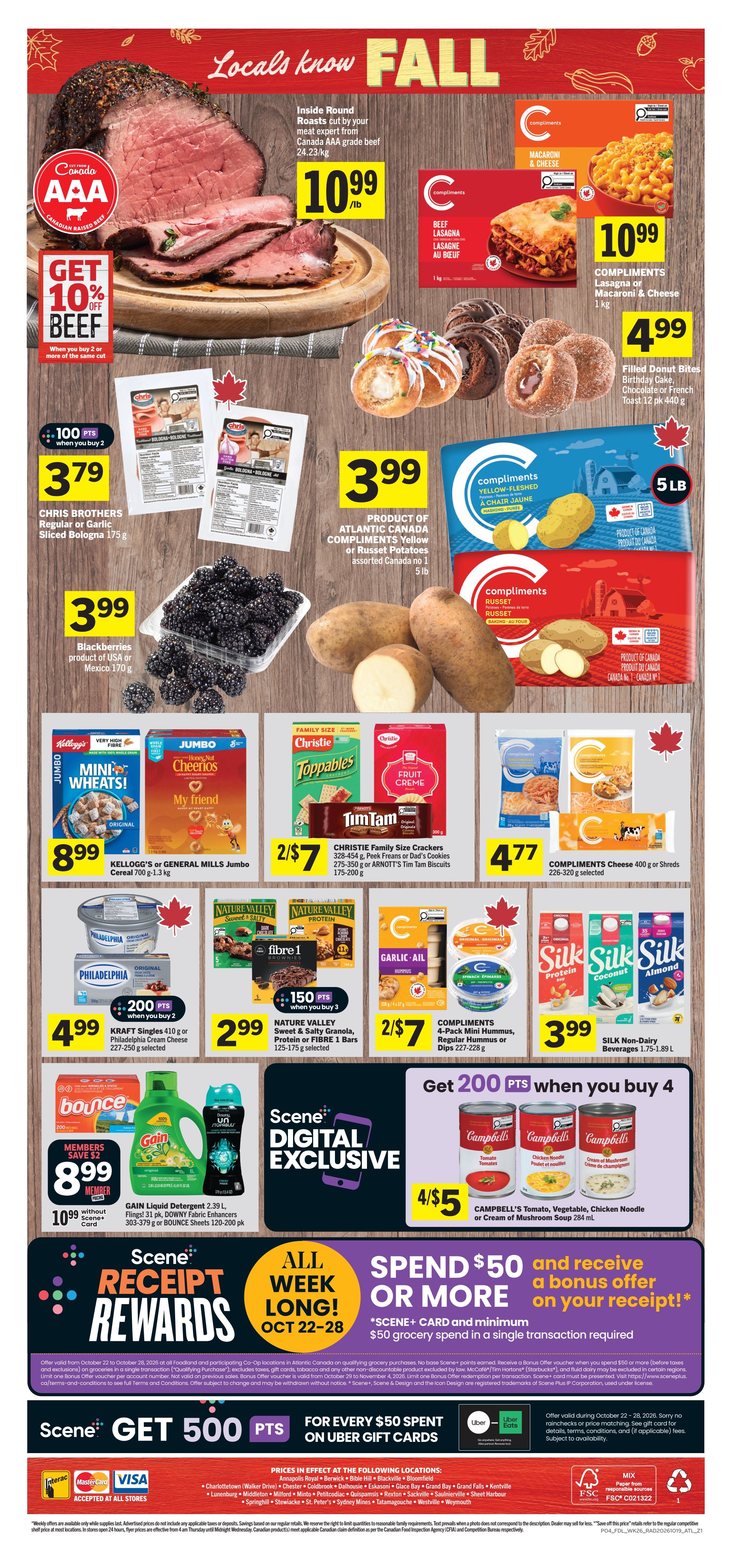 Foodland (Atlantic) Flyer October 22 to 28