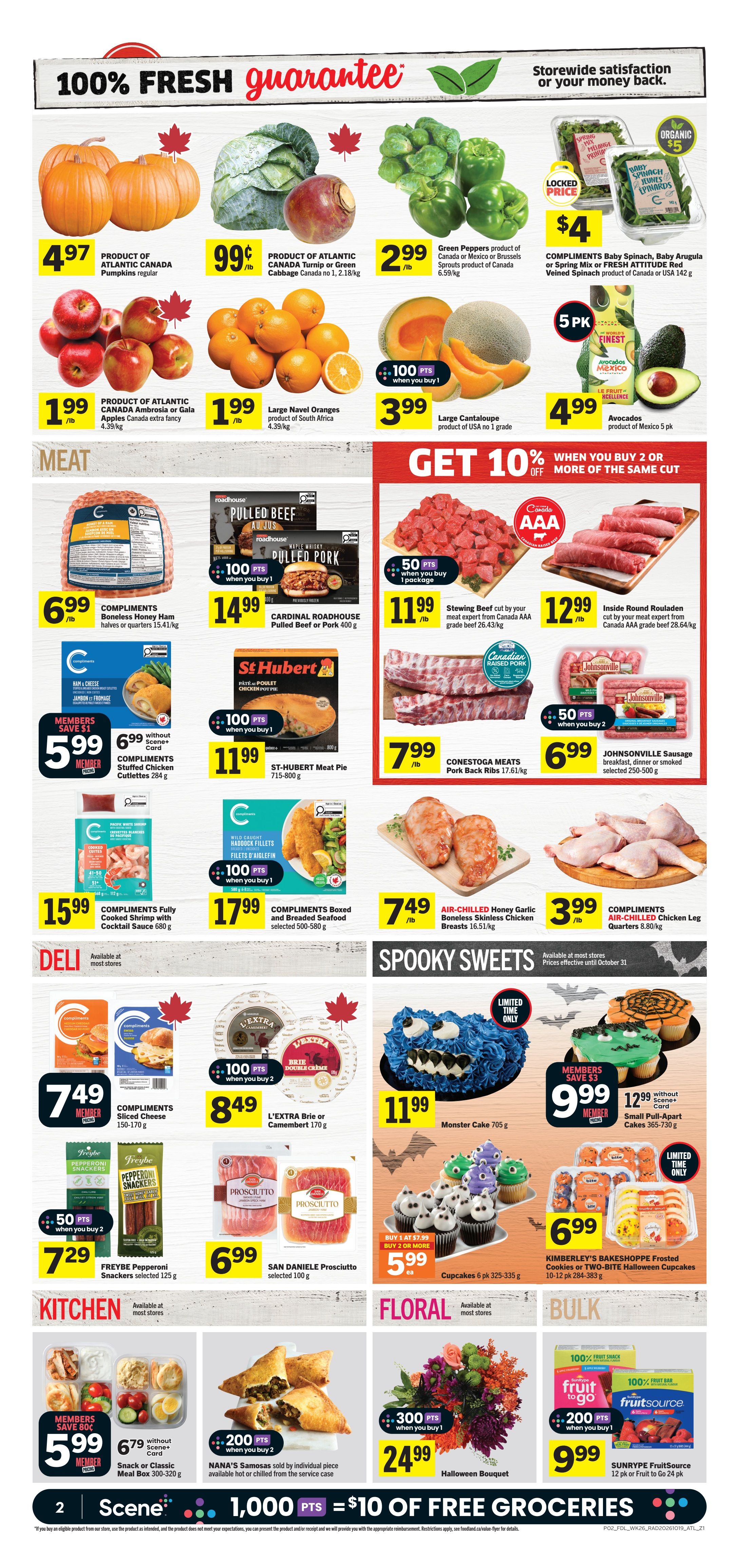 Foodland (Atlantic) Flyer October 22 to 28