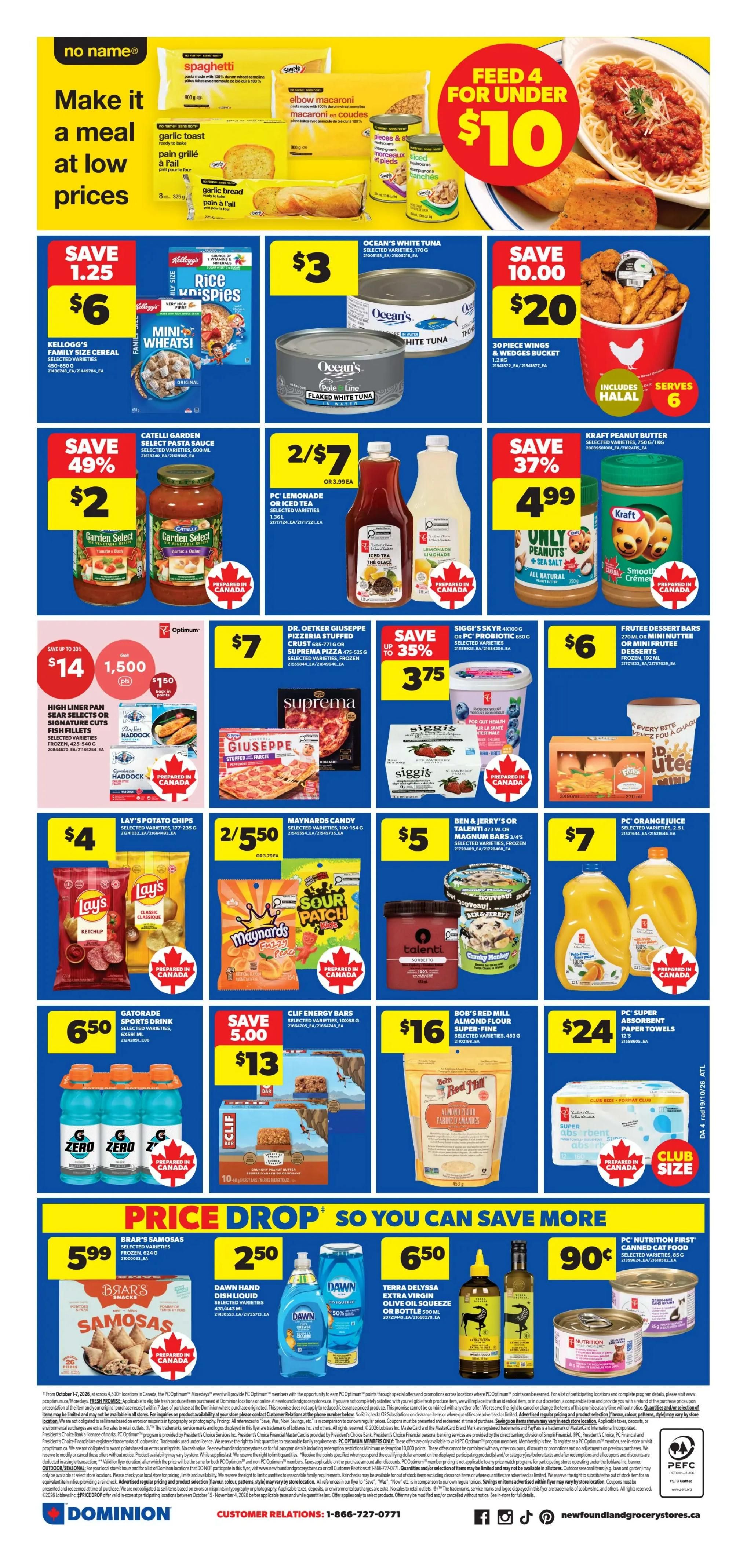 Dominion Flyer October 22 to 28