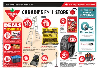 Canadian Tire (ON) Flyer October 23 to 29