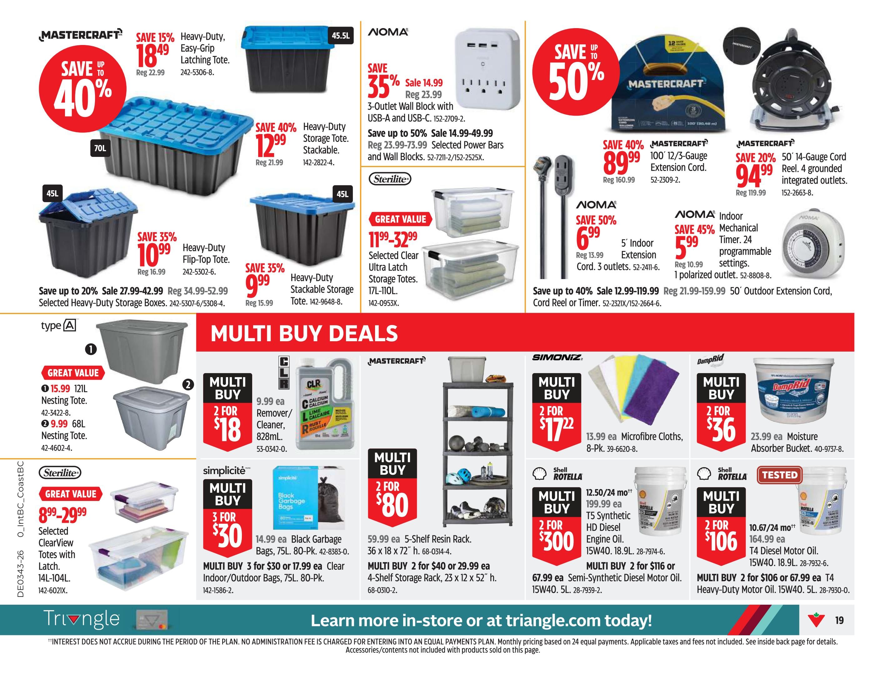 Canadian Tire (West) Flyer October 23 to 29