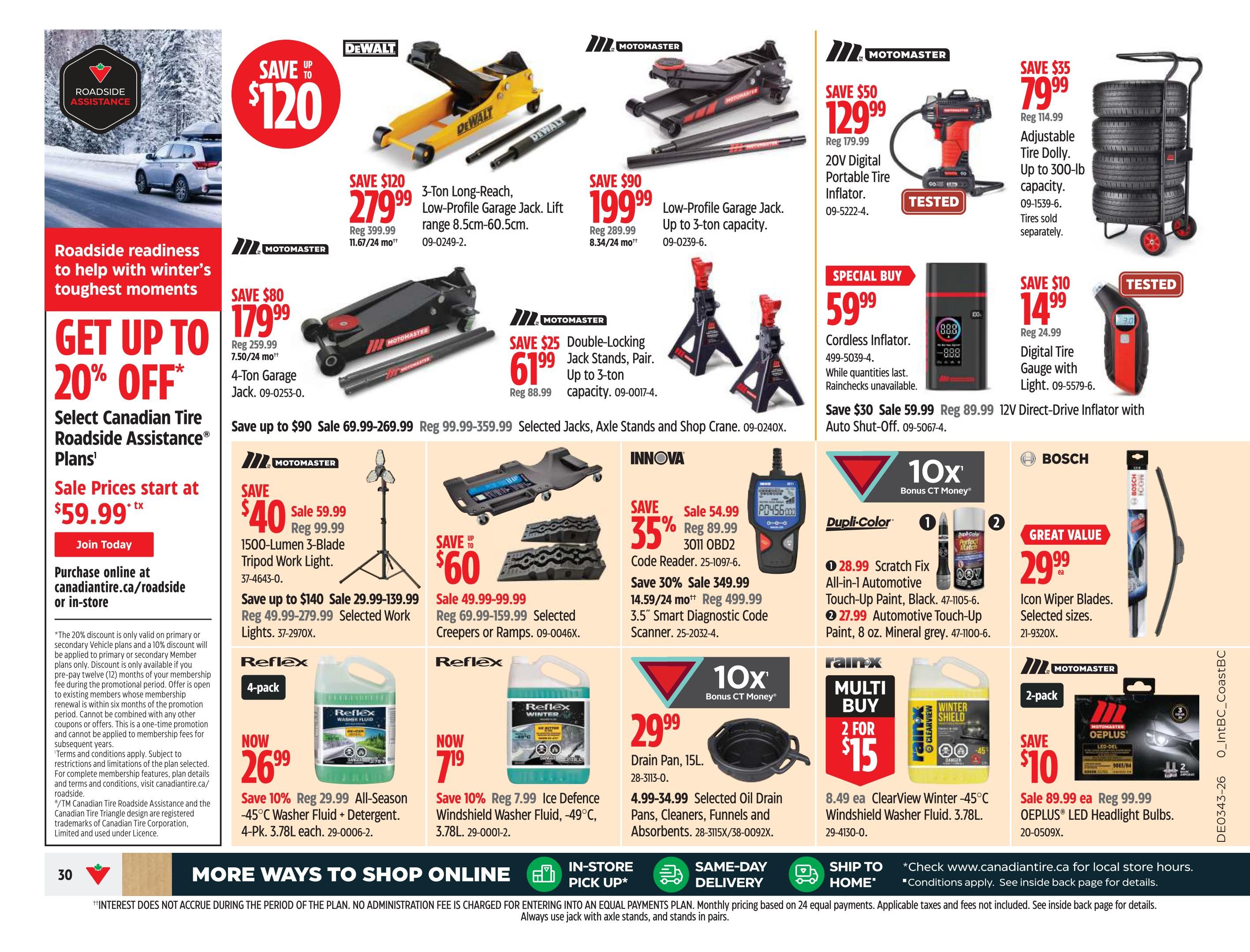 Canadian Tire (West) Flyer October 23 to 29