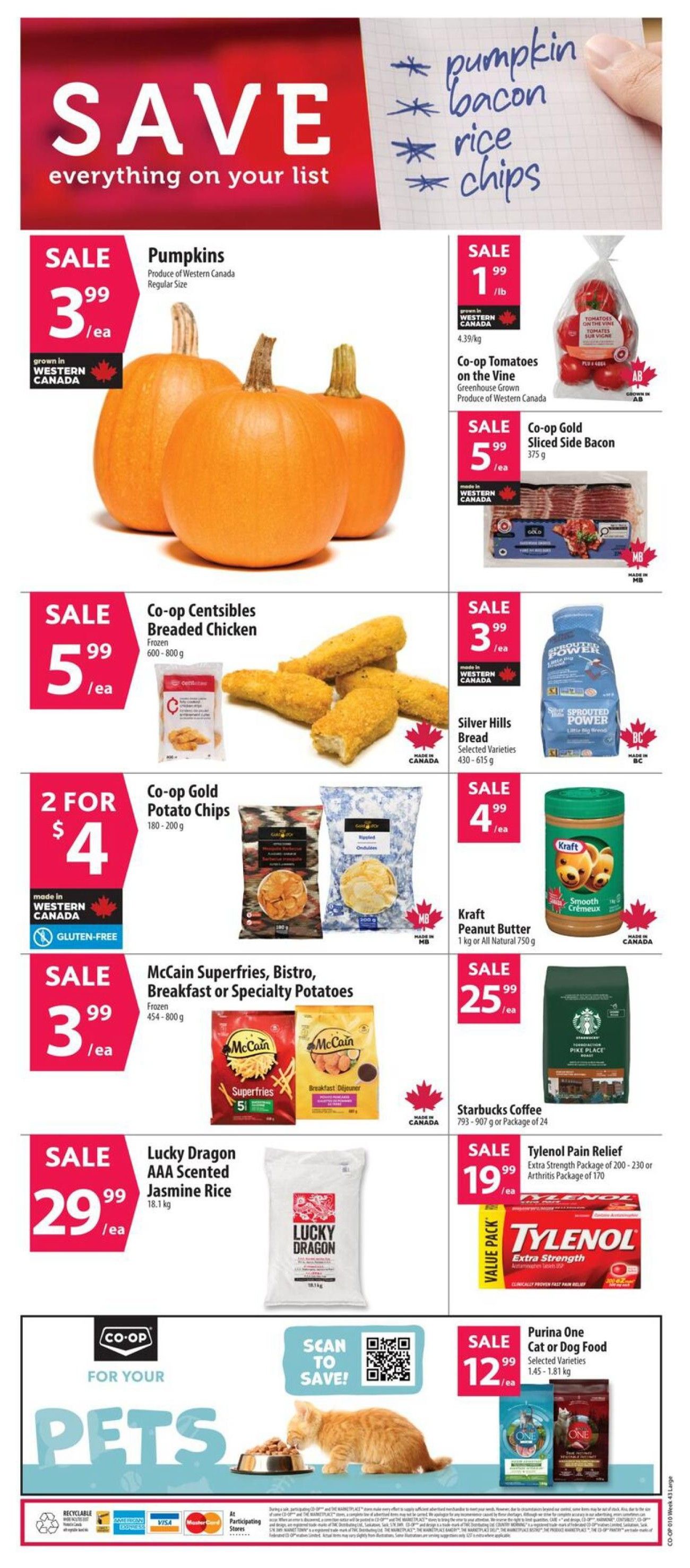 Co-op (West) Food Store Flyer October 22 to 28