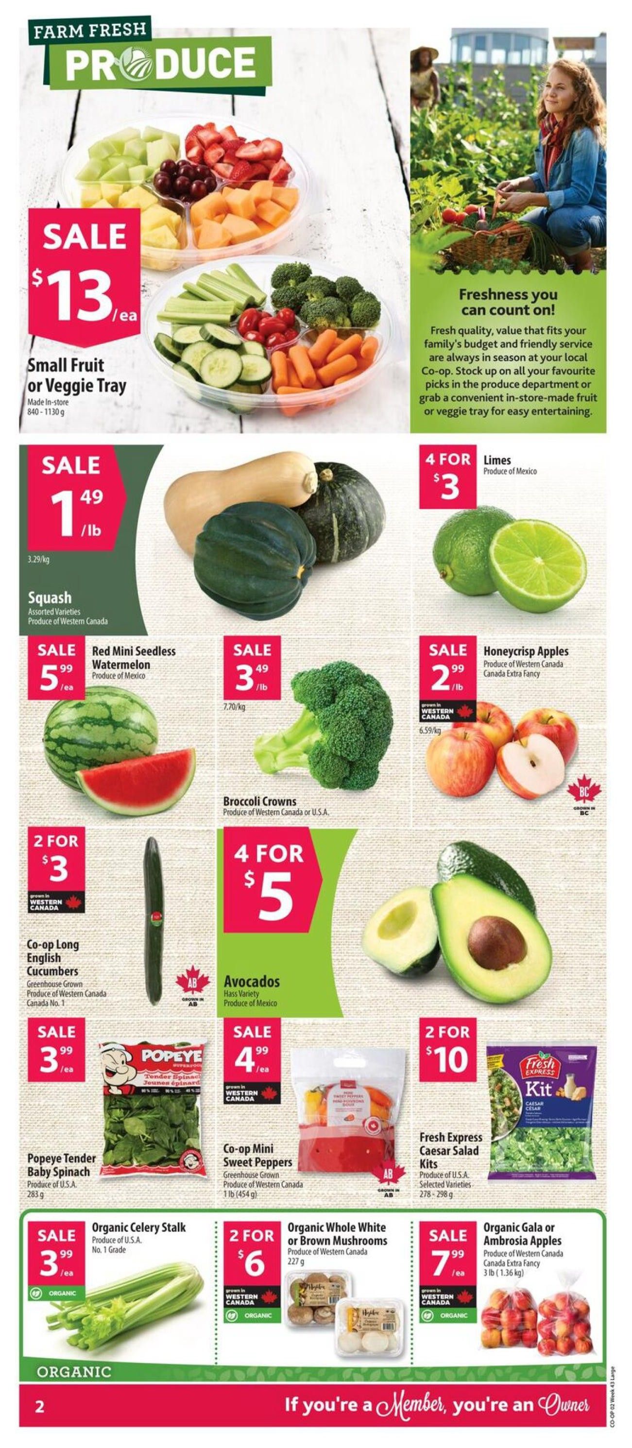 Co-op (West) Food Store Flyer October 22 to 28