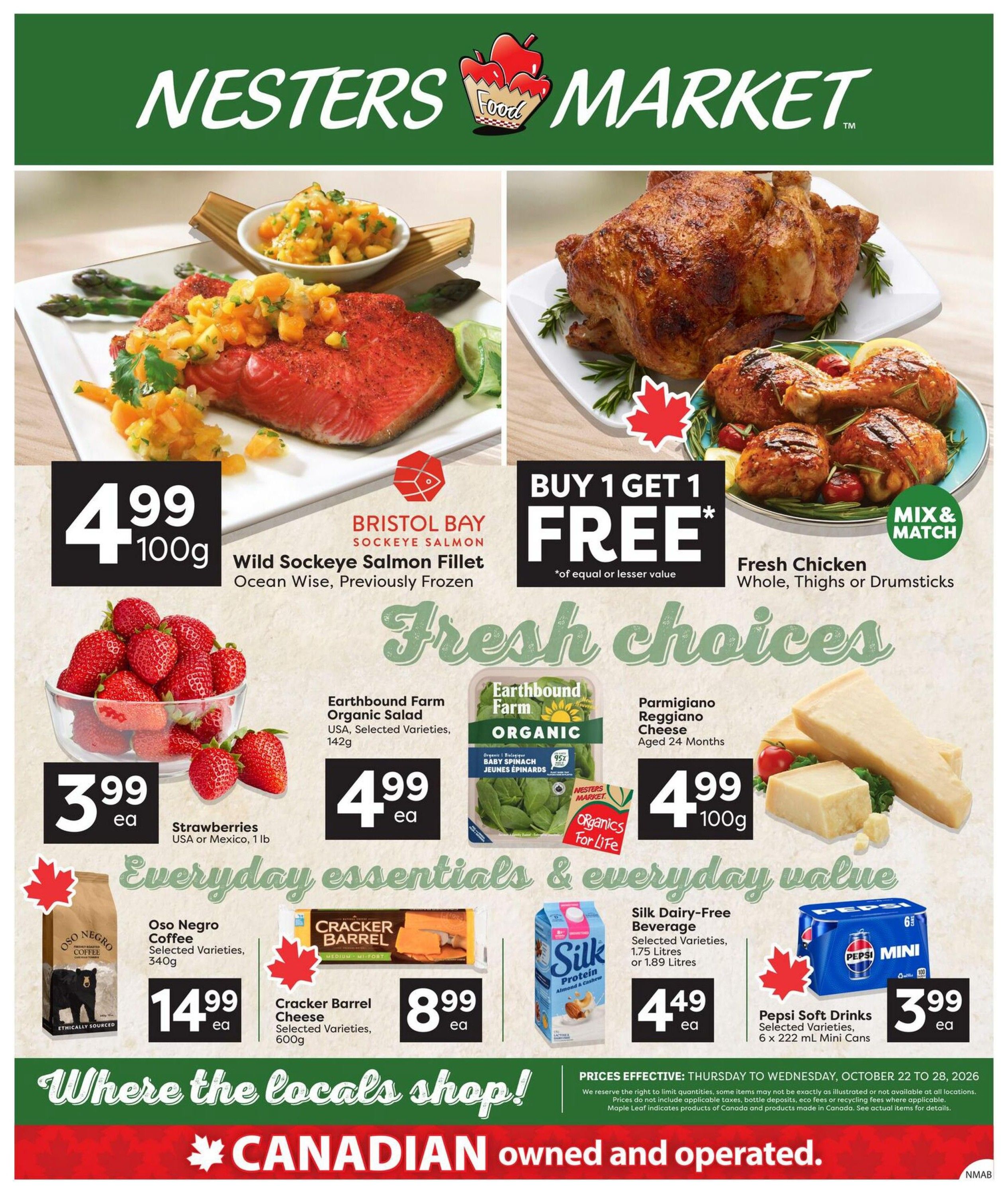 Nesters Market Flyer October 22 to 28