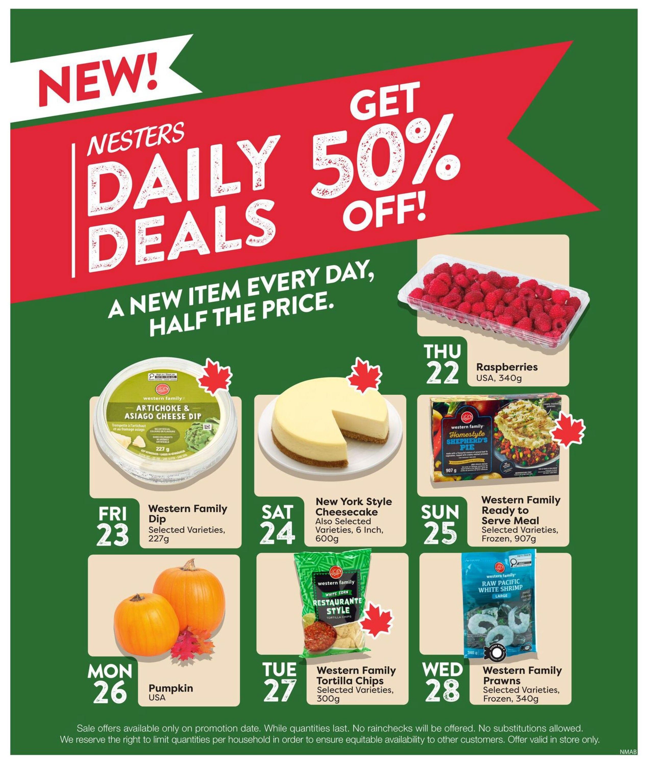 Nesters Market Flyer October 22 to 28