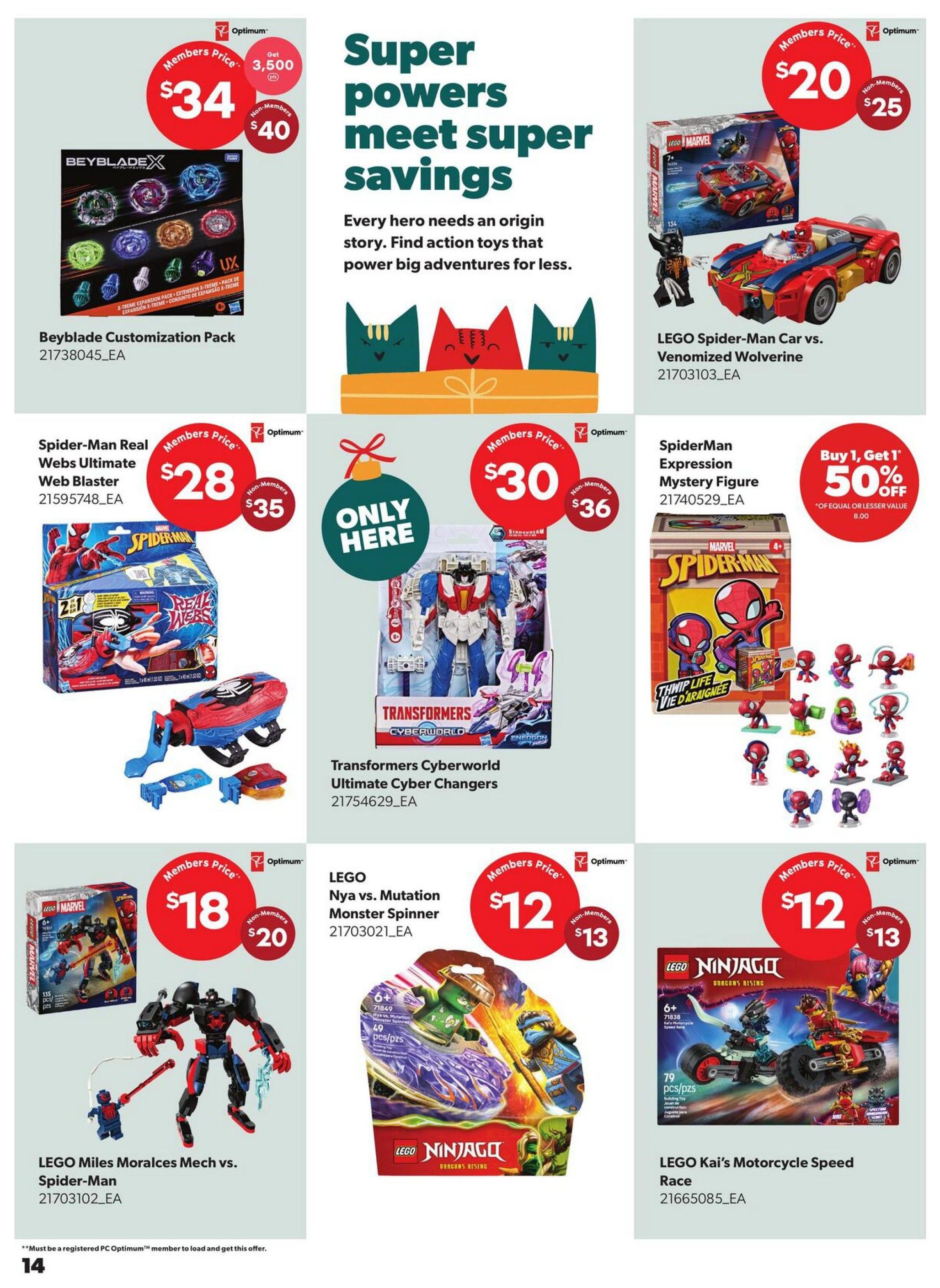 Real Canadian Superstore Toy Book October 22 to December 30