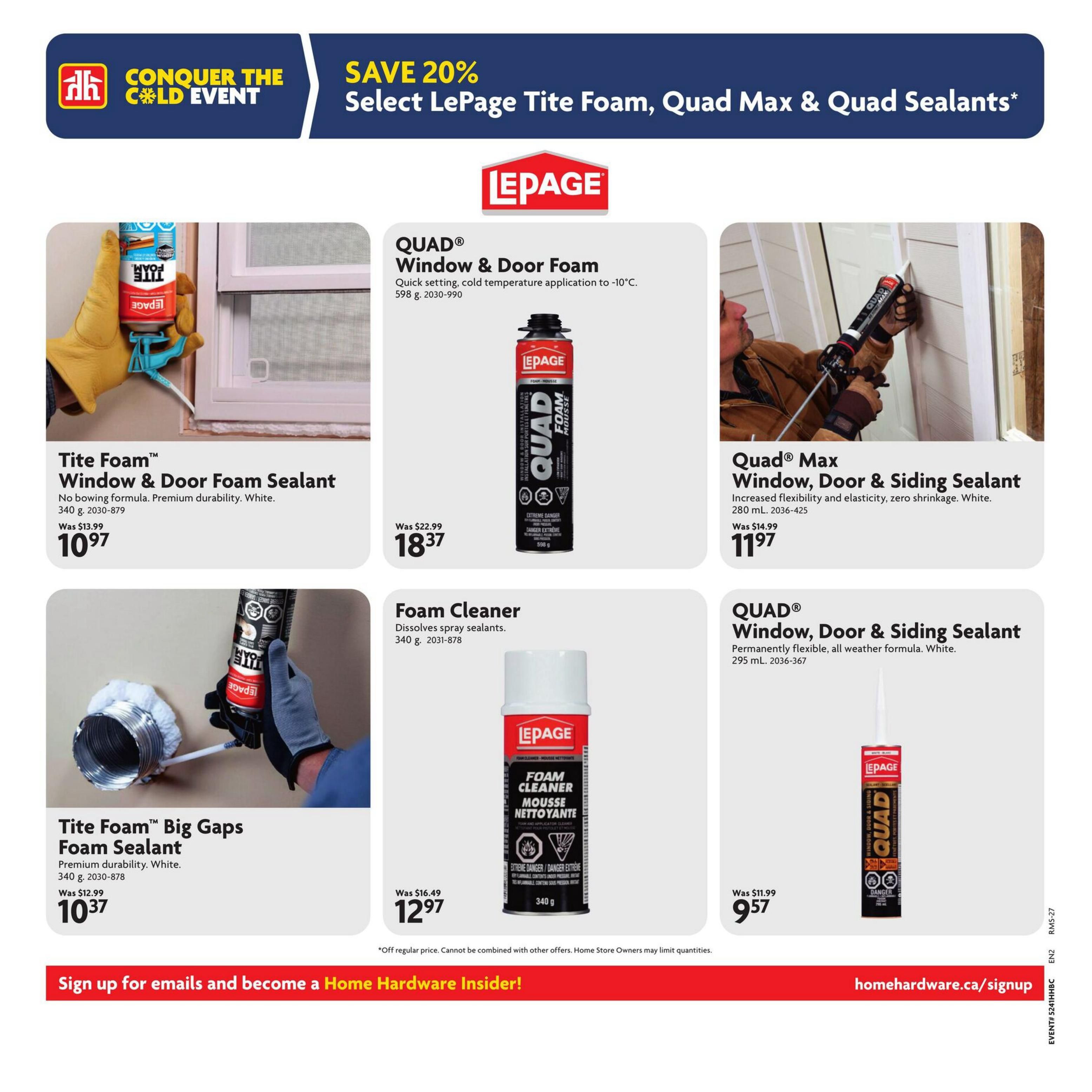 Home Hardware Building Centre (Atlantic) Flyer October 22 to November 4