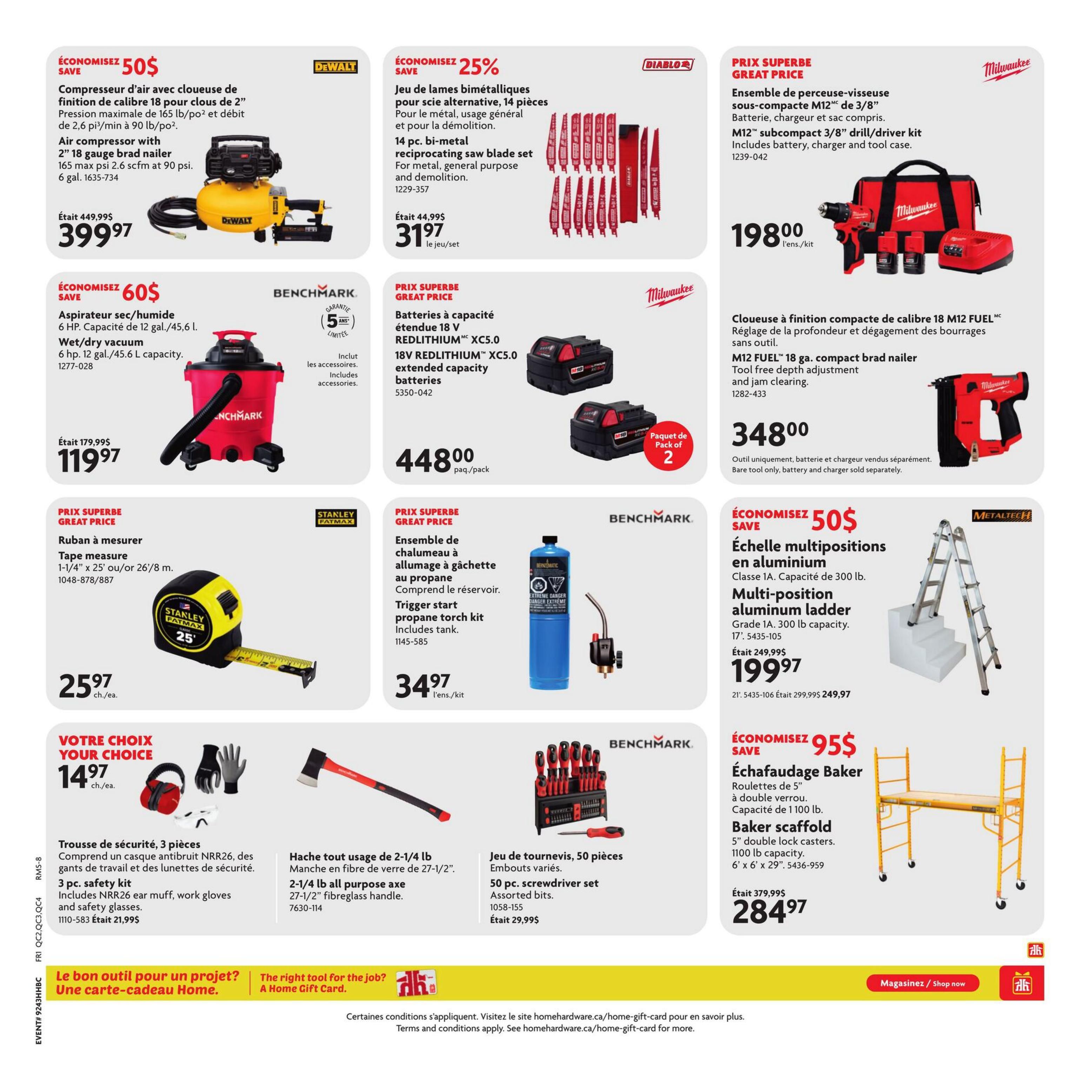 Home Hardware Building Centre (QC) Flyer October 22 to November 4