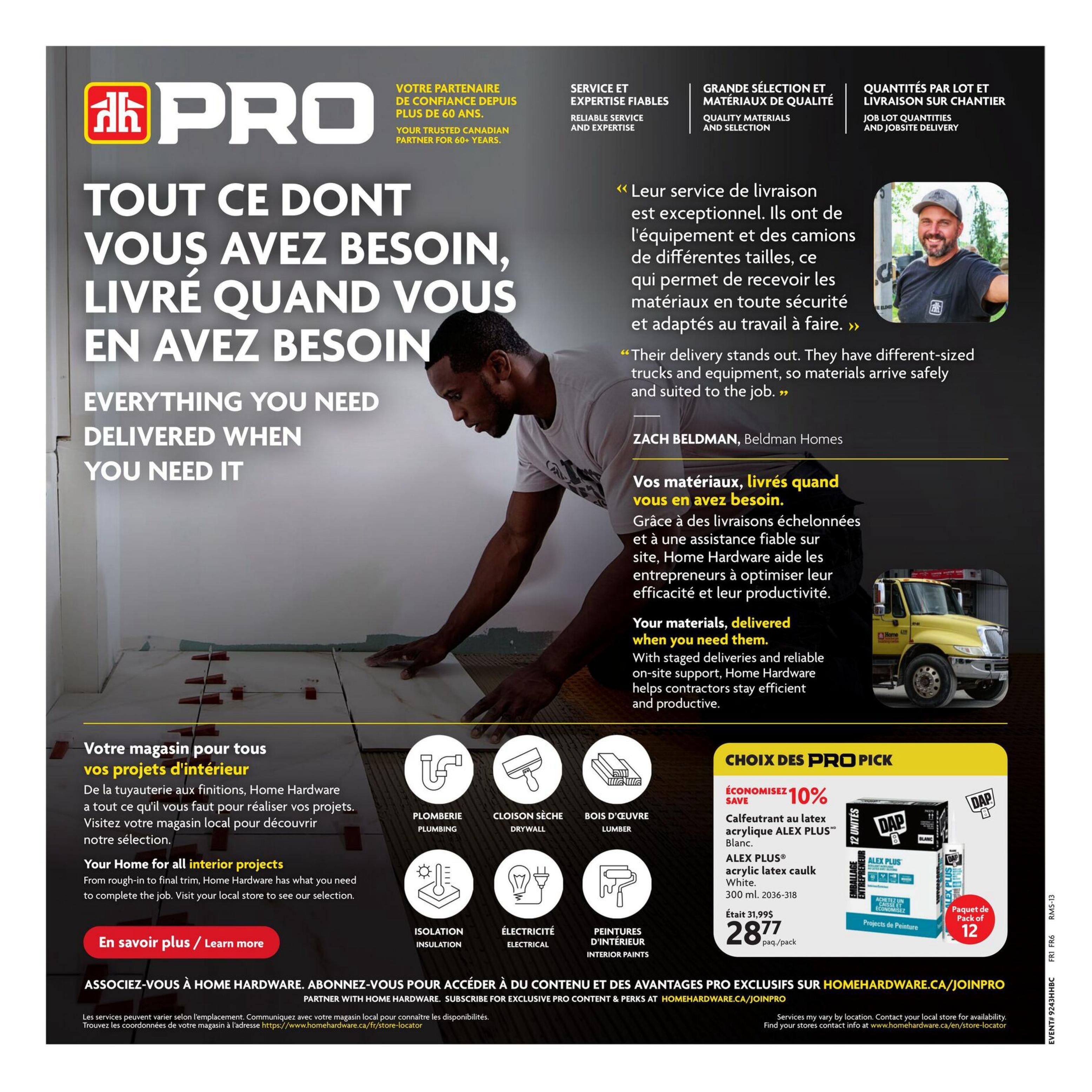 Home Hardware Building Centre (QC) Flyer October 22 to November 4