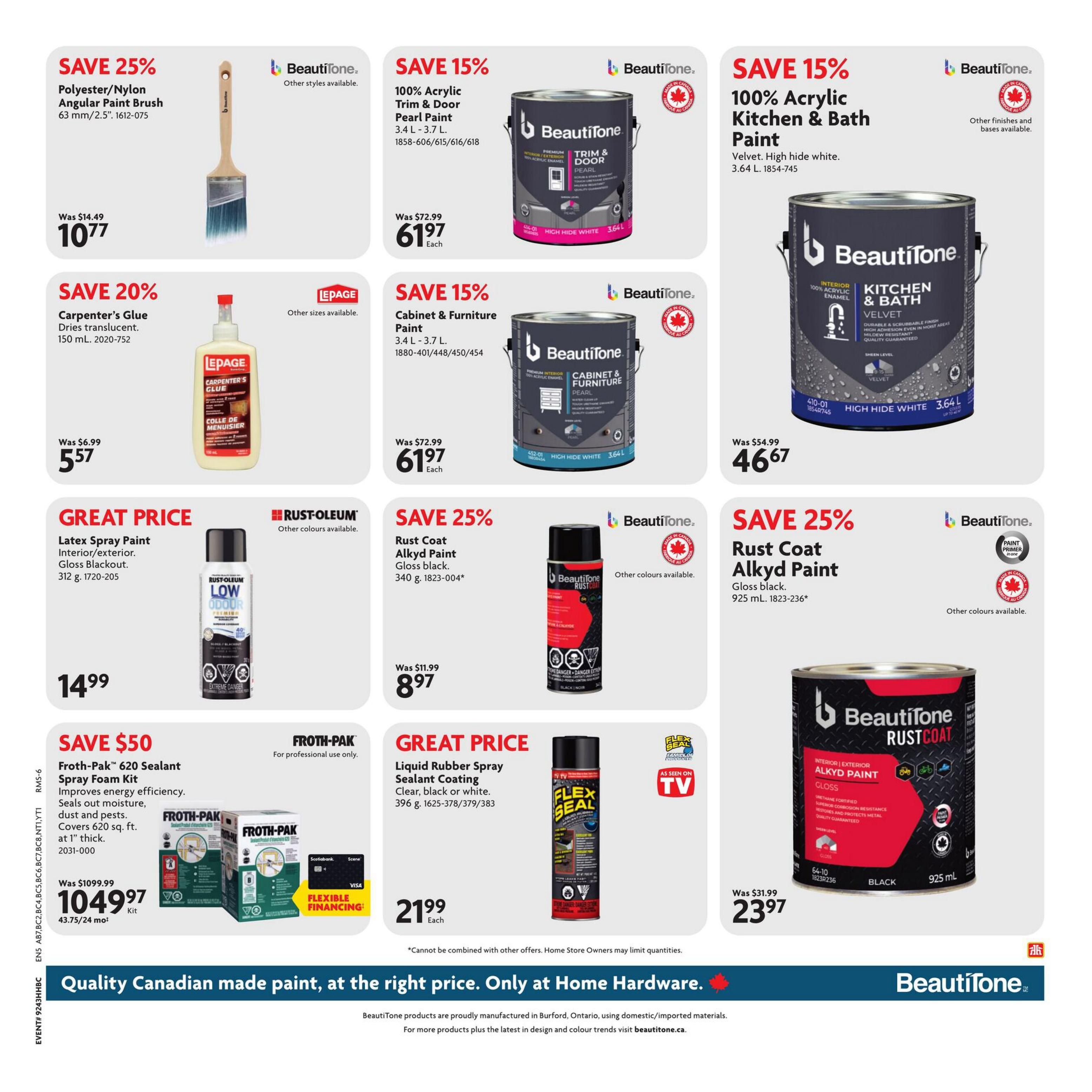 Home Hardware Building Centre (BC) Flyer October 22 to November 4