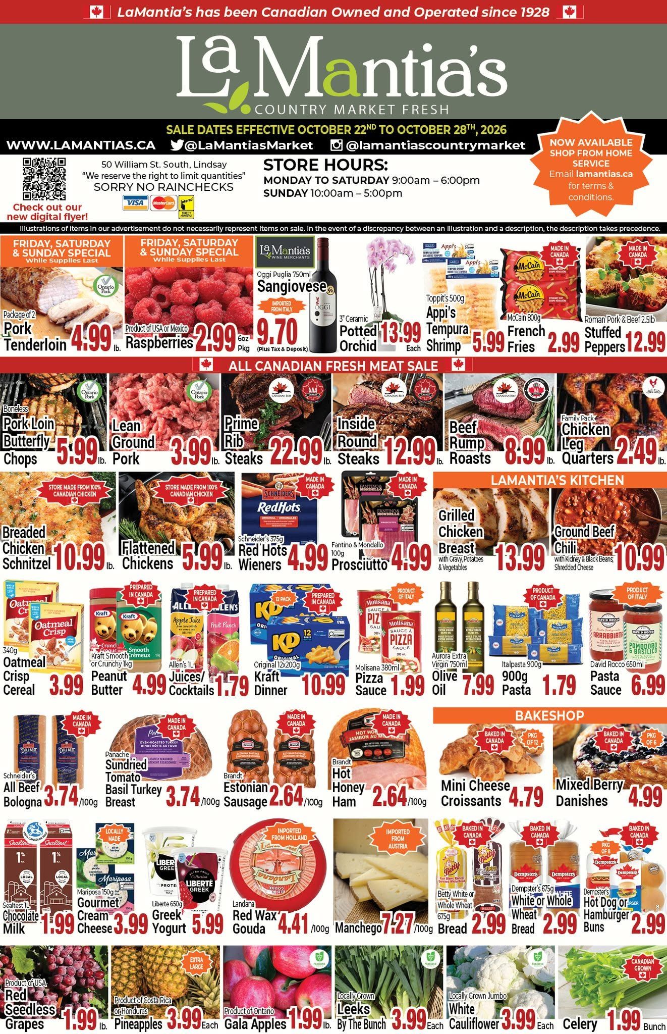 LaMantia's Flyer October 22 to 28