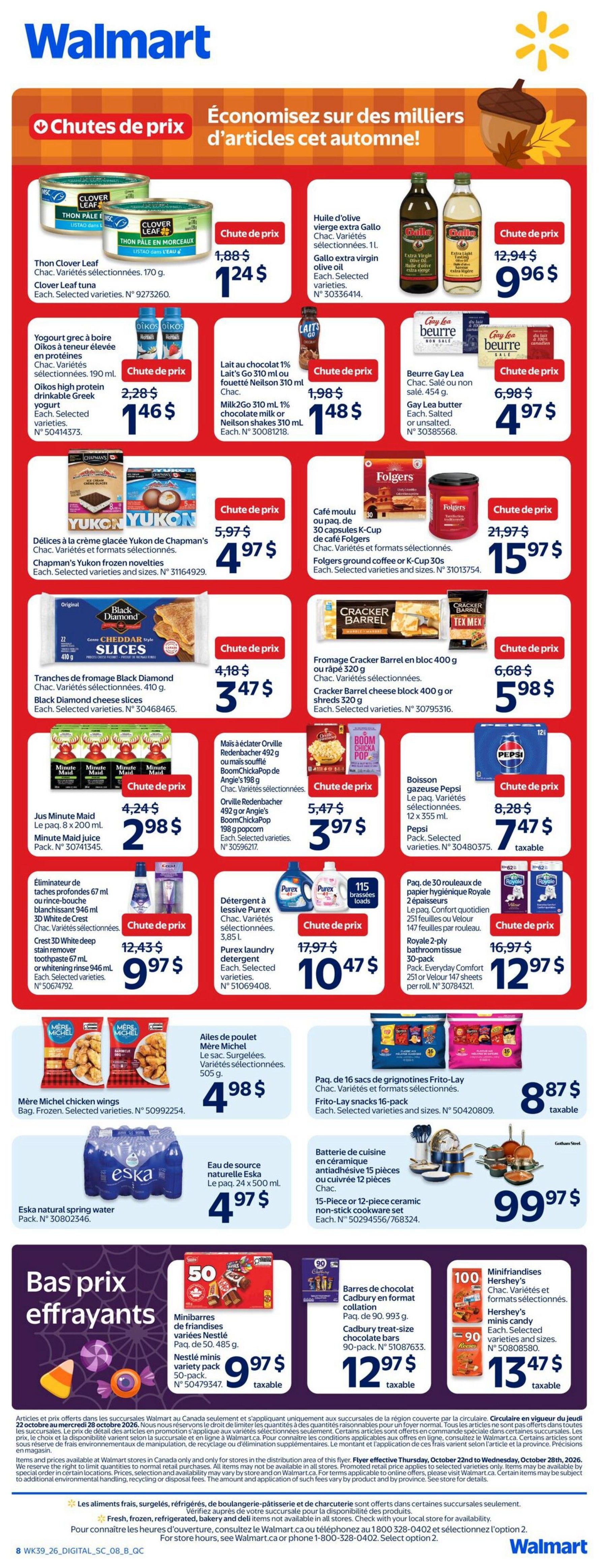 Walmart (QC) Flyer October 22 to 28