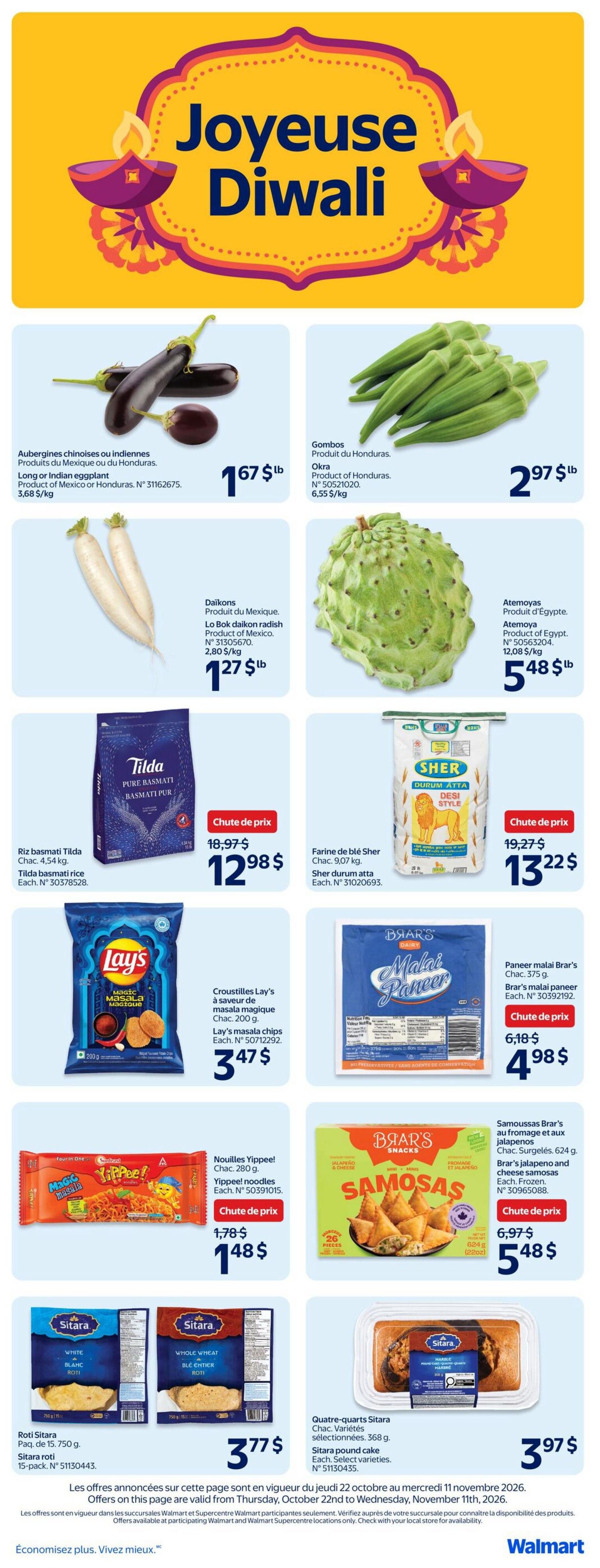 Walmart (QC) Flyer October 22 to 28
