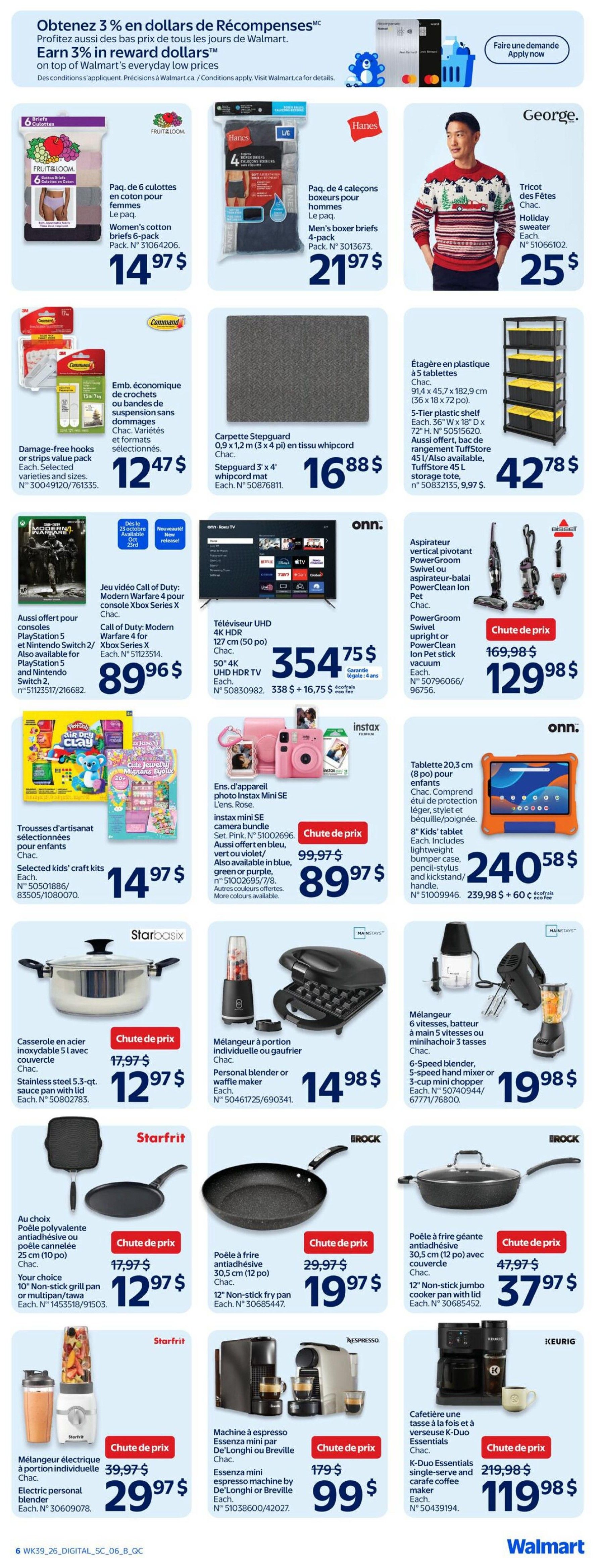 Walmart (QC) Flyer October 22 to 28