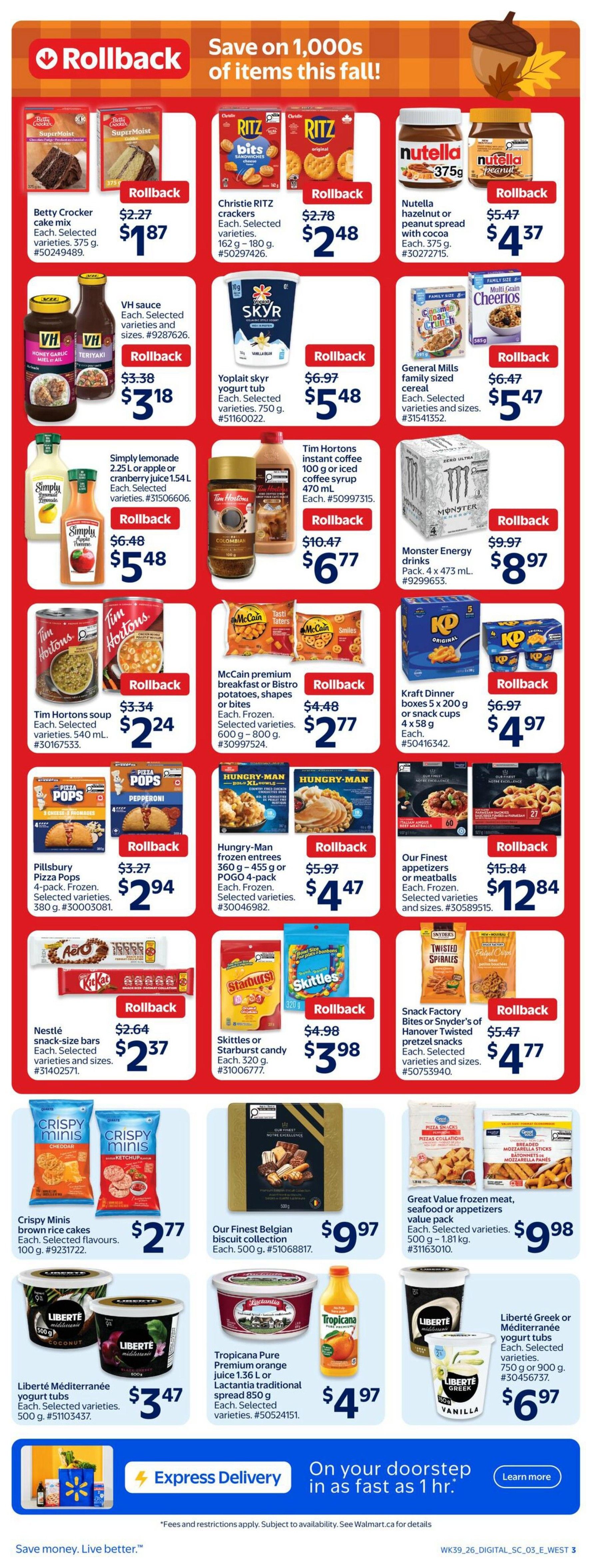 Walmart (West) Flyer October 22 to 28