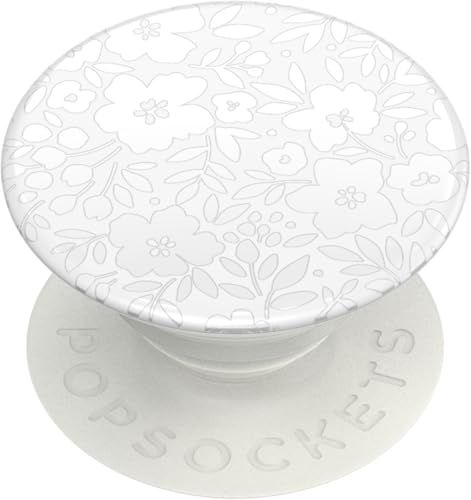 PopSockets Adhesive Phone Grip, Holder- Blanc Fresh | Anti-Drop, Kickstand, Secure Comfortable Hold, Flower, Floral, Bookish PopSockets Adhesive Phone Grip, Holder- Blanc Fresh | Anti-Drop, Kickstand, Secure Comfortable Hold, Flower, Floral, Bookish
