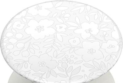 PopSockets Adhesive Phone Grip, Holder- Blanc Fresh | Anti-Drop, Kickstand, Secure Comfortable Hold, Flower, Floral, Bookish