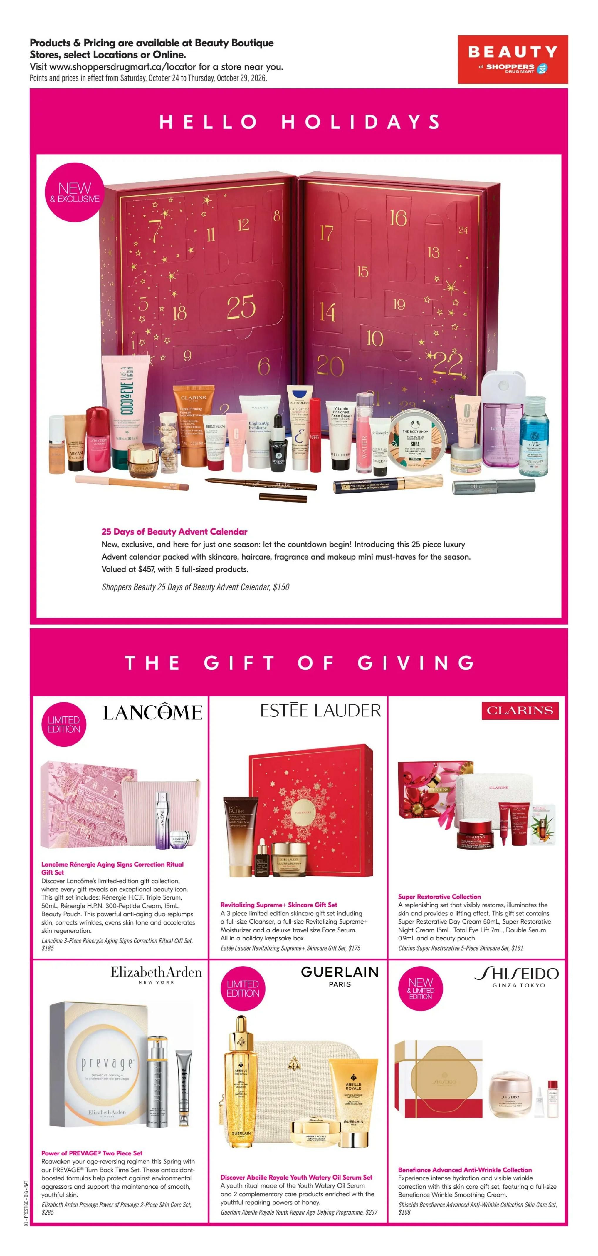 Shoppers Drug Mart (ON) Flyer October 24 to 29