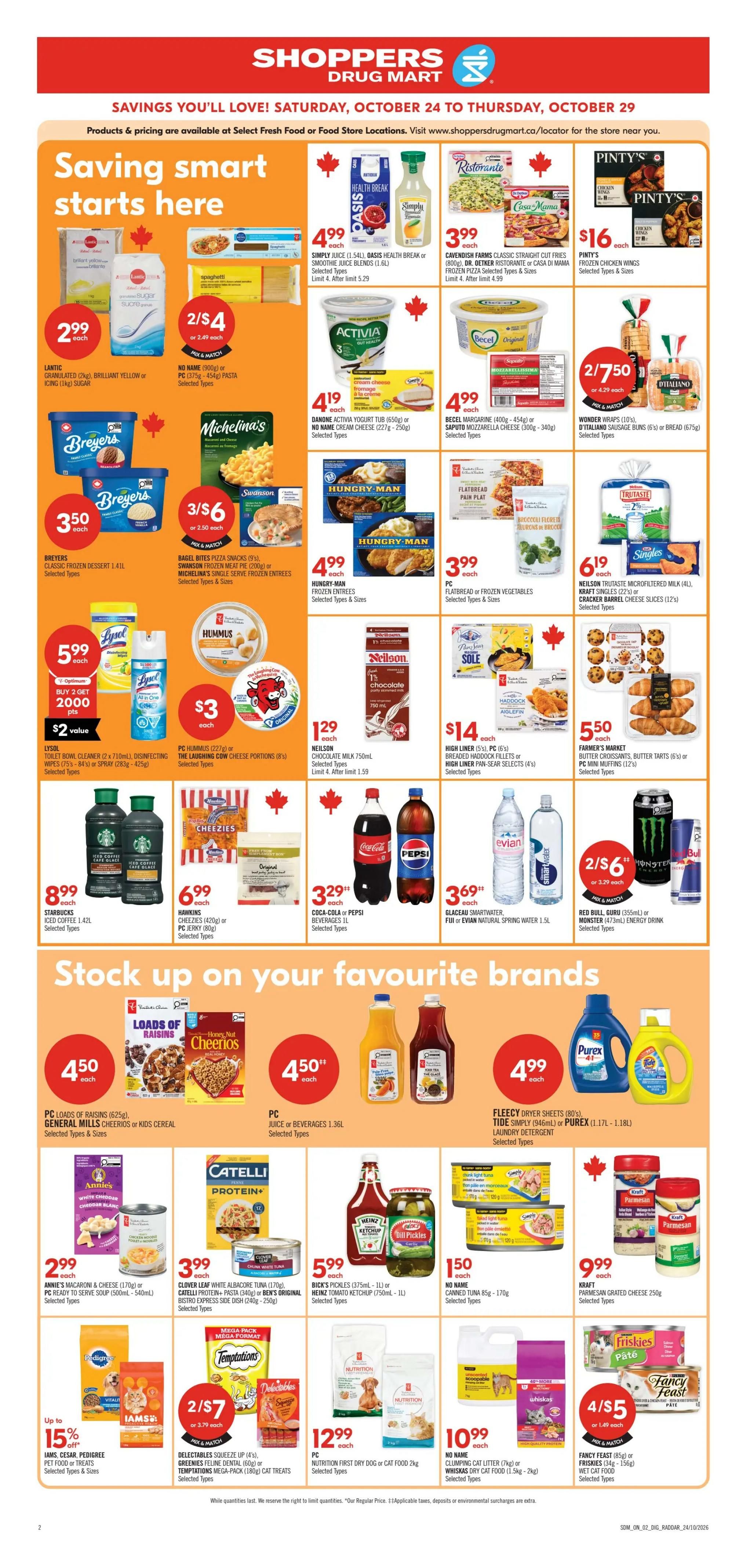 Shoppers Drug Mart (ON) Flyer October 24 to 29