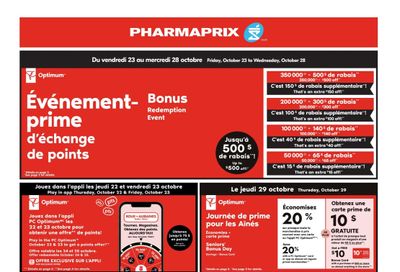Pharmaprix Flyer October 24 to 29