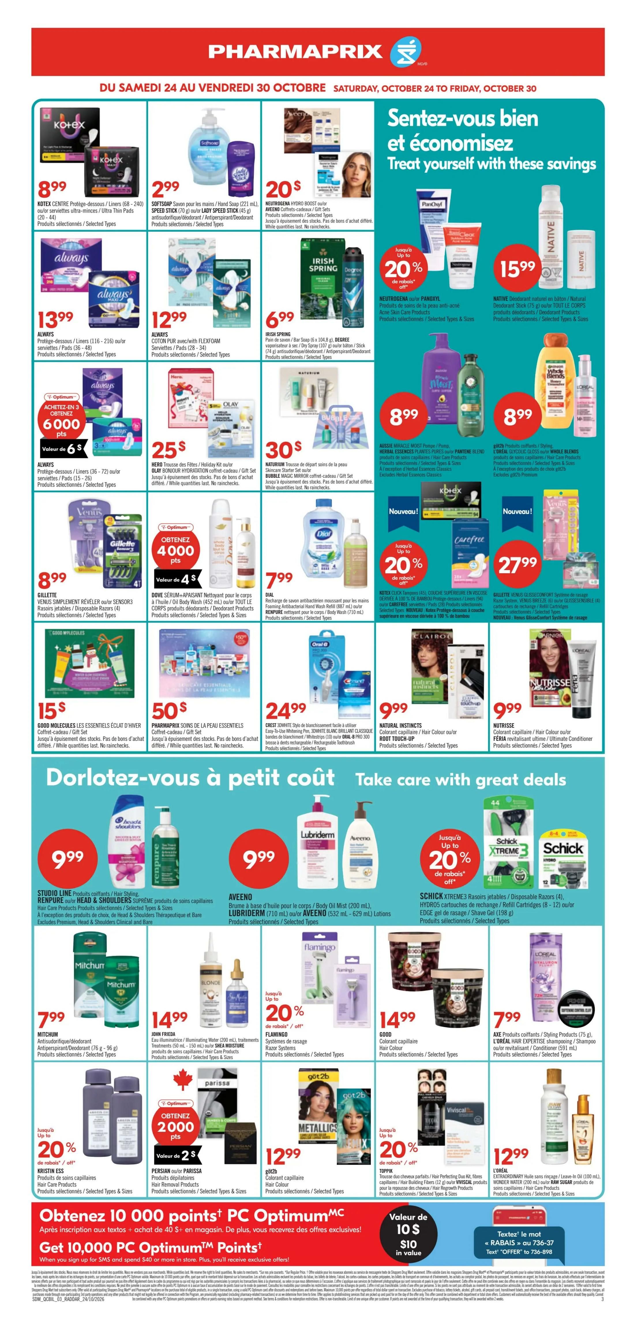 Pharmaprix Flyer October 24 to 29