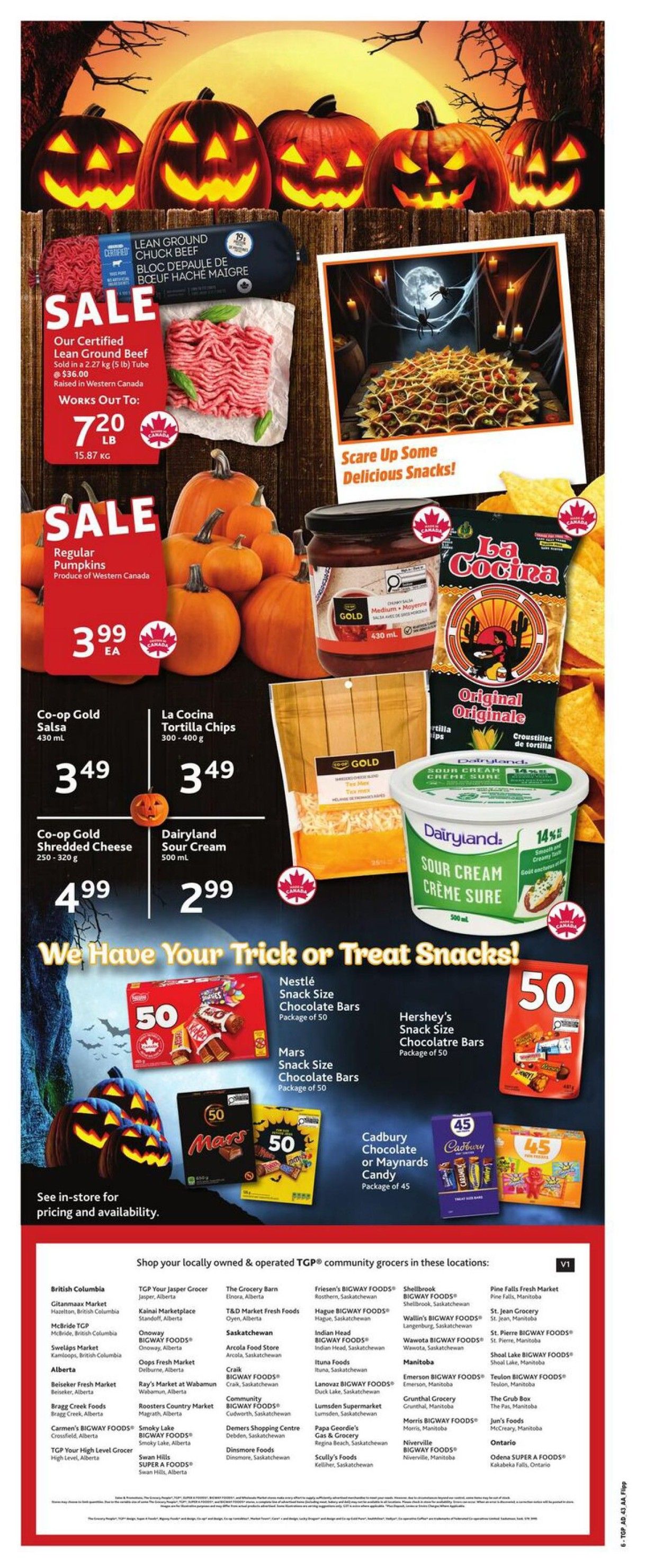 TGP The Grocery People Flyer October 22 to 28