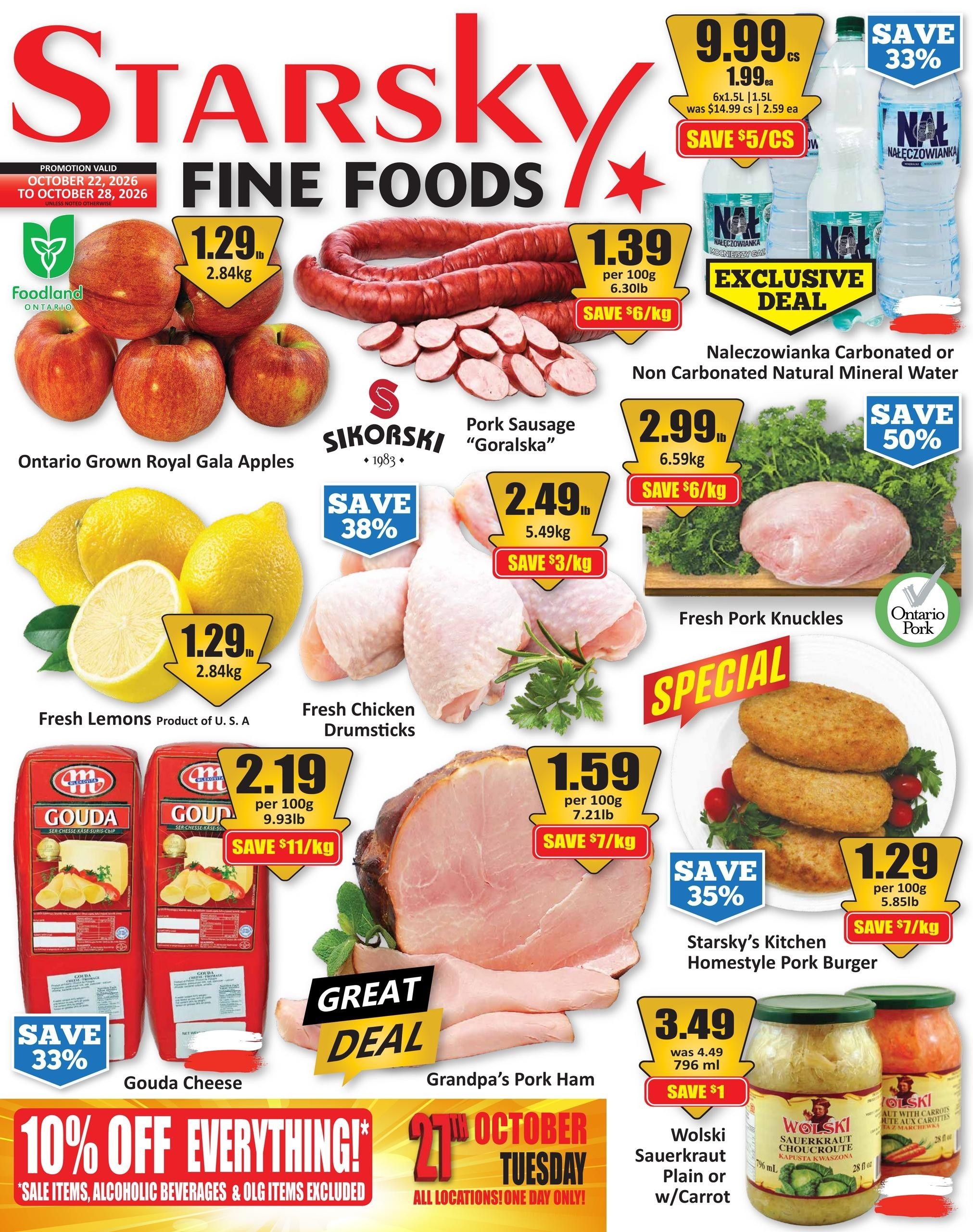 Starsky Foods Flyer October 22 to 28