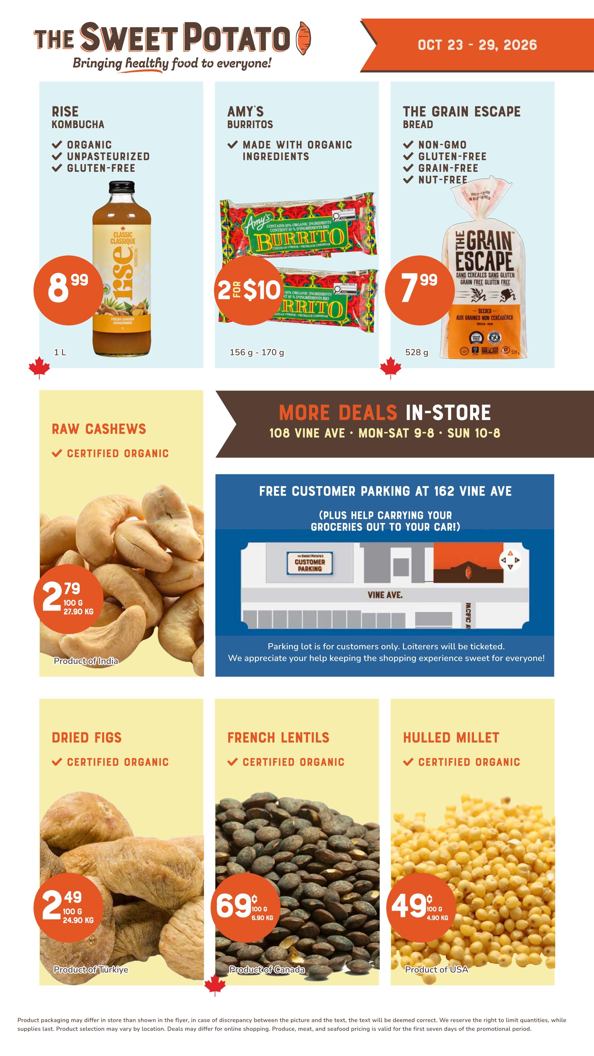 The Sweet Potato Flyer October 23 to 29