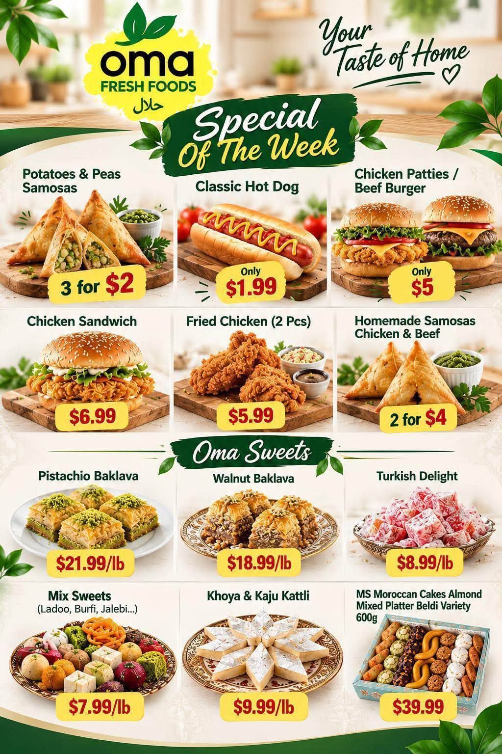 Oma Fresh Foods Flyer October 23 to 29