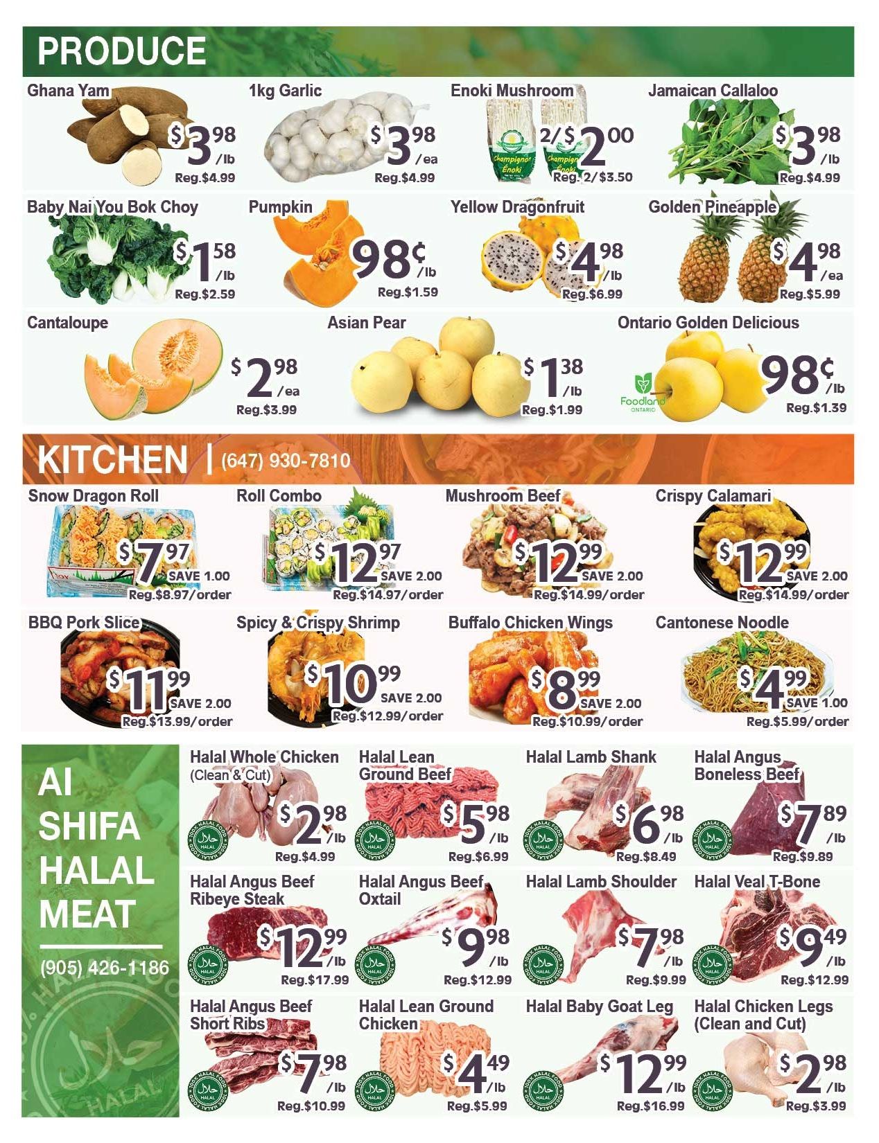 Blue Sky Supermarket (Pickering) Flyer October 23 to 29