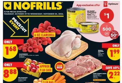 No Frills Ontario Flyer Deals October the 29th to November the 4th: Raspberries $1.68 + More