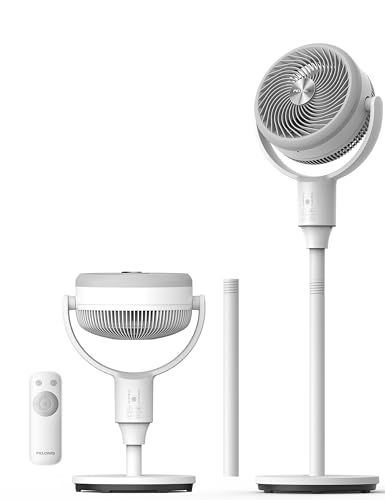 PELONIS Pedestal Fan, Air Circulator, Ultra OmniFlow (135°+90°Auto Oscillation), Quiet Floor Fan with 3 Speeds, Remote, 7H Timer, Memory Function, Adjustable Height, Standing Fan for Bedroom PELONIS Pedestal Fan, Air Circulator, Ultra OmniFlow (135°+90°Auto Oscillation), Quiet Floor Fan with 3 Speeds, Remote, 7H Timer, Memory Function, Adjustable Height, Standing Fan for Bedroom