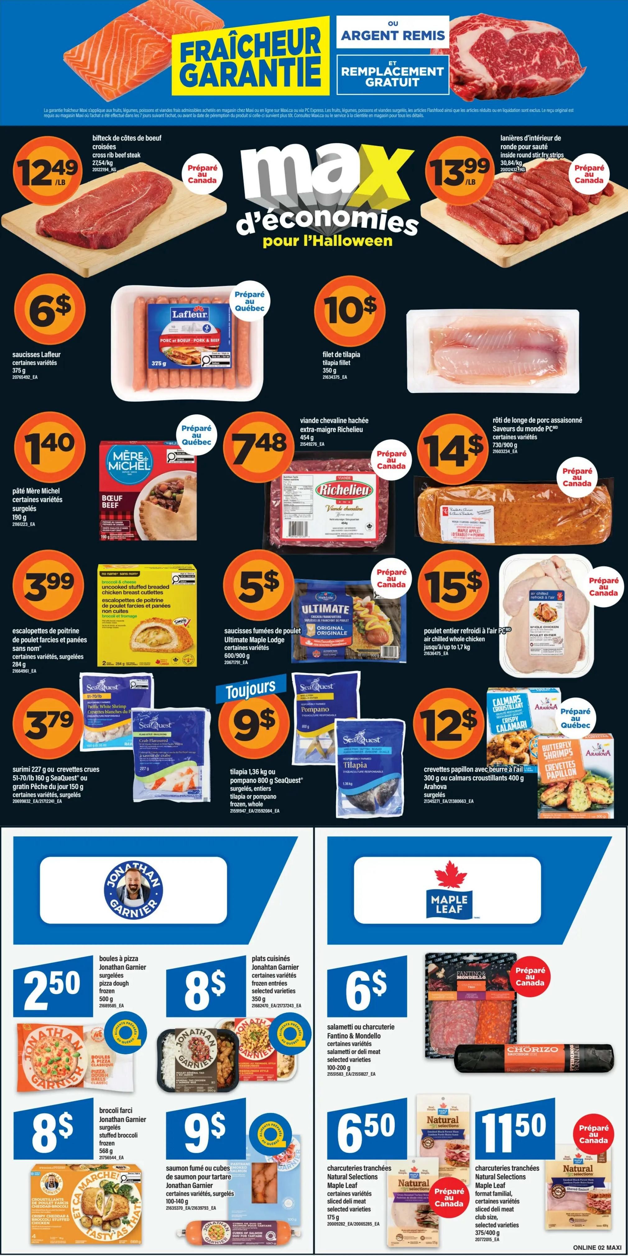 Maxi Flyer October 29 to November 4