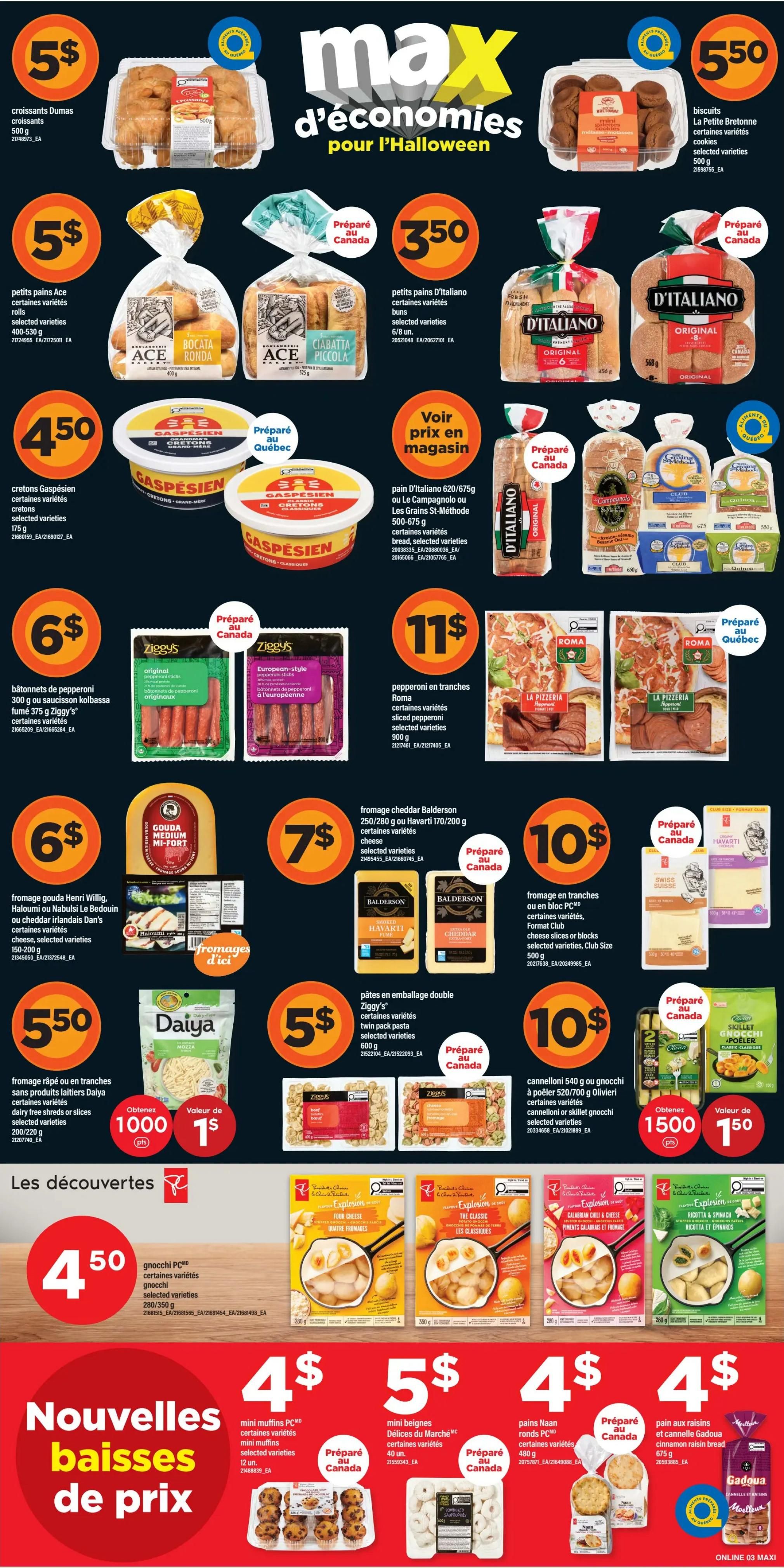 Maxi Flyer October 29 to November 4