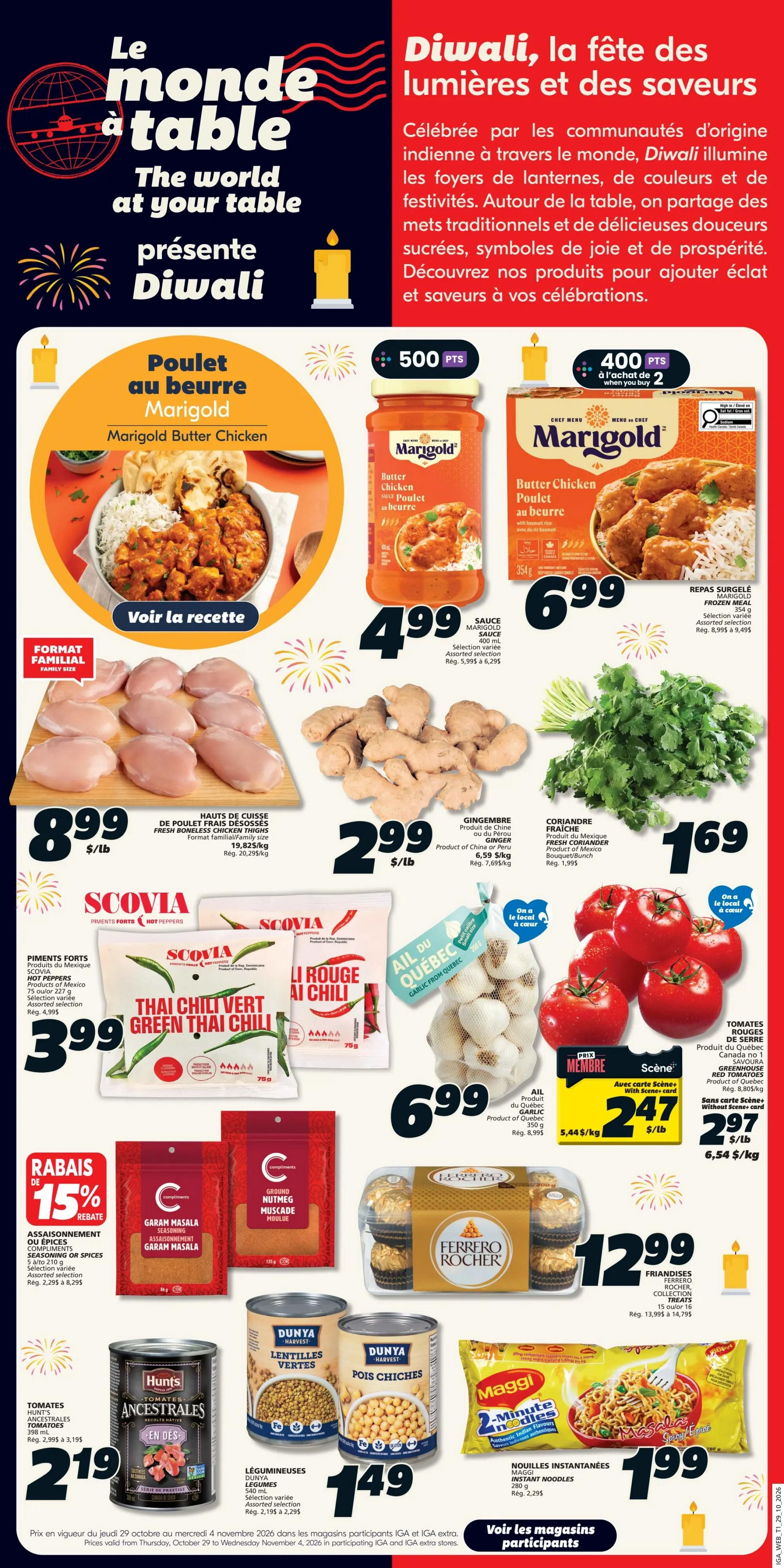 IGA (QC) Flyer October 29 to November 4