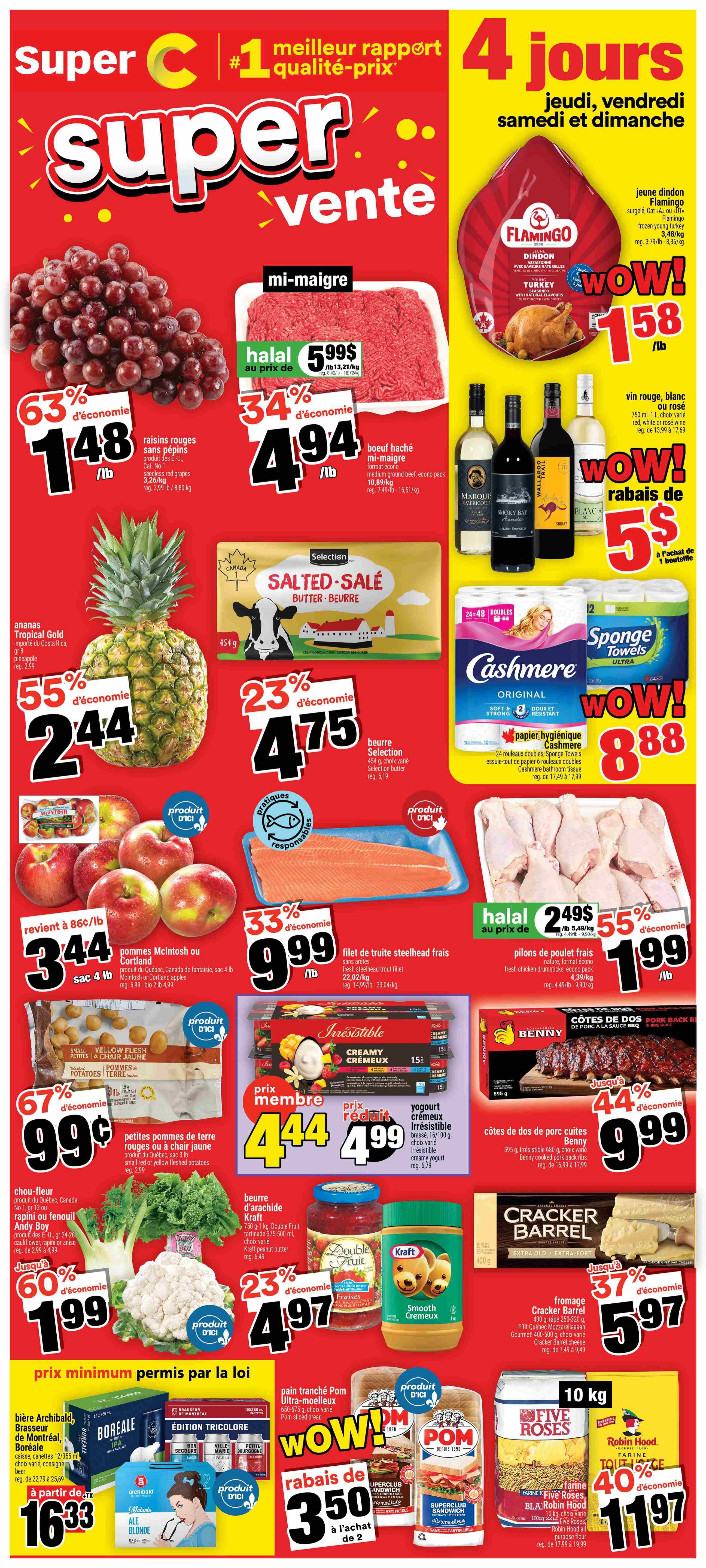 Super C Flyer October 29 to November 4
