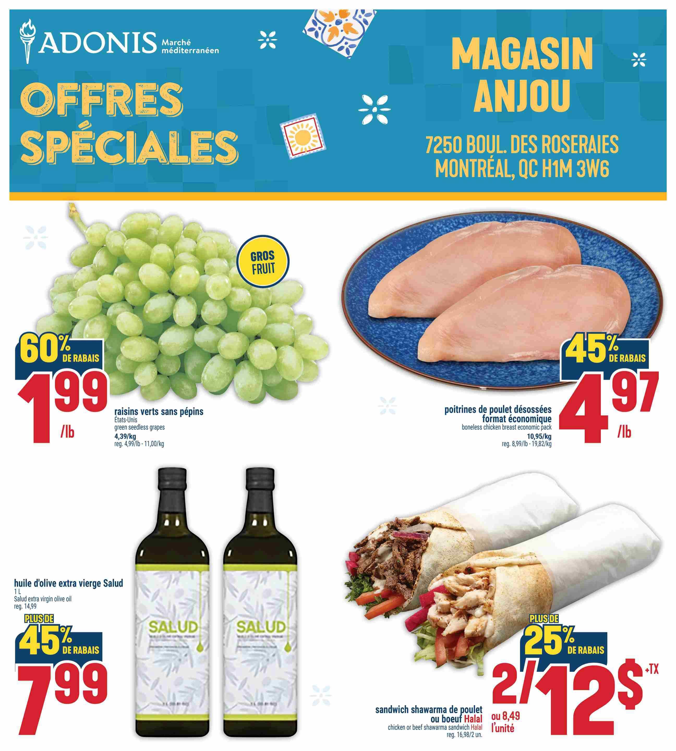 Adonis (QC) Flyer October 29 to November 4
