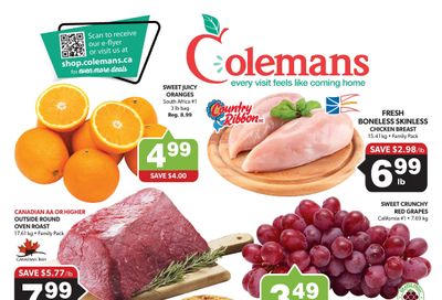 Coleman's Flyer October 29 to November 4