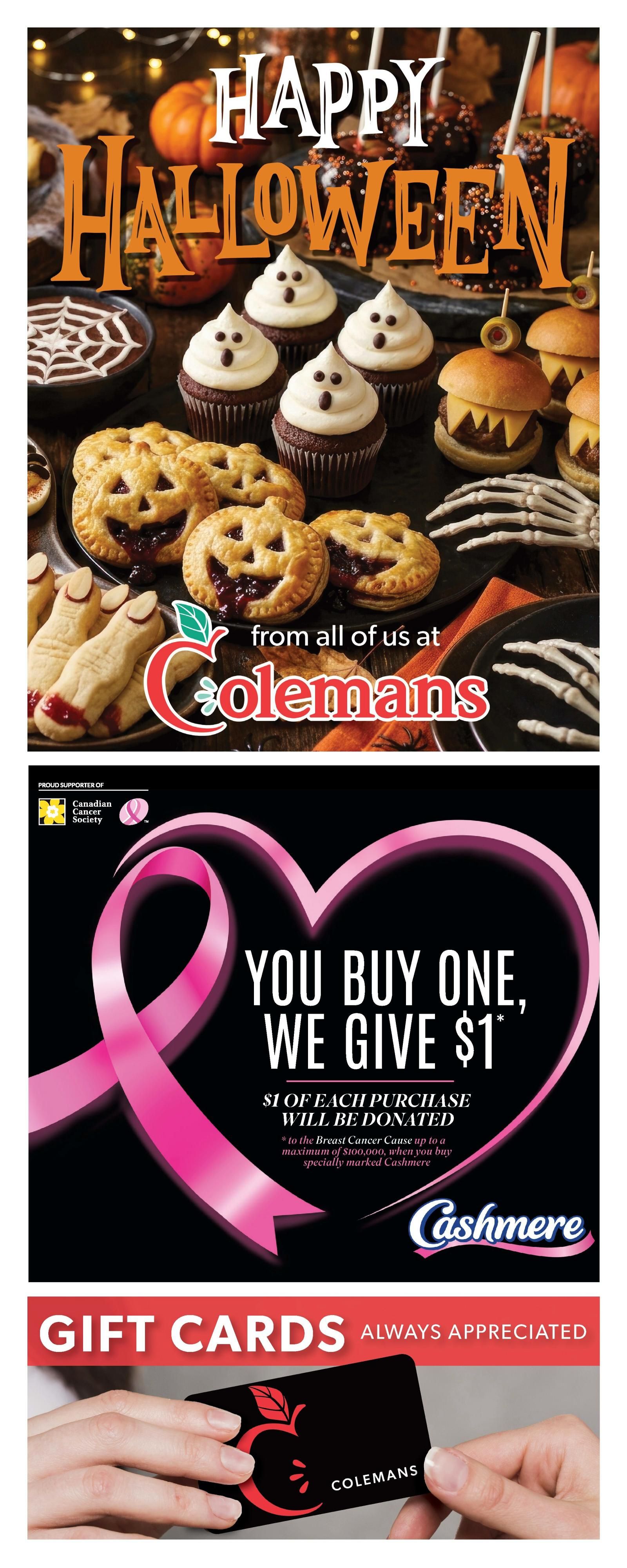 Coleman's Flyer October 29 to November 4