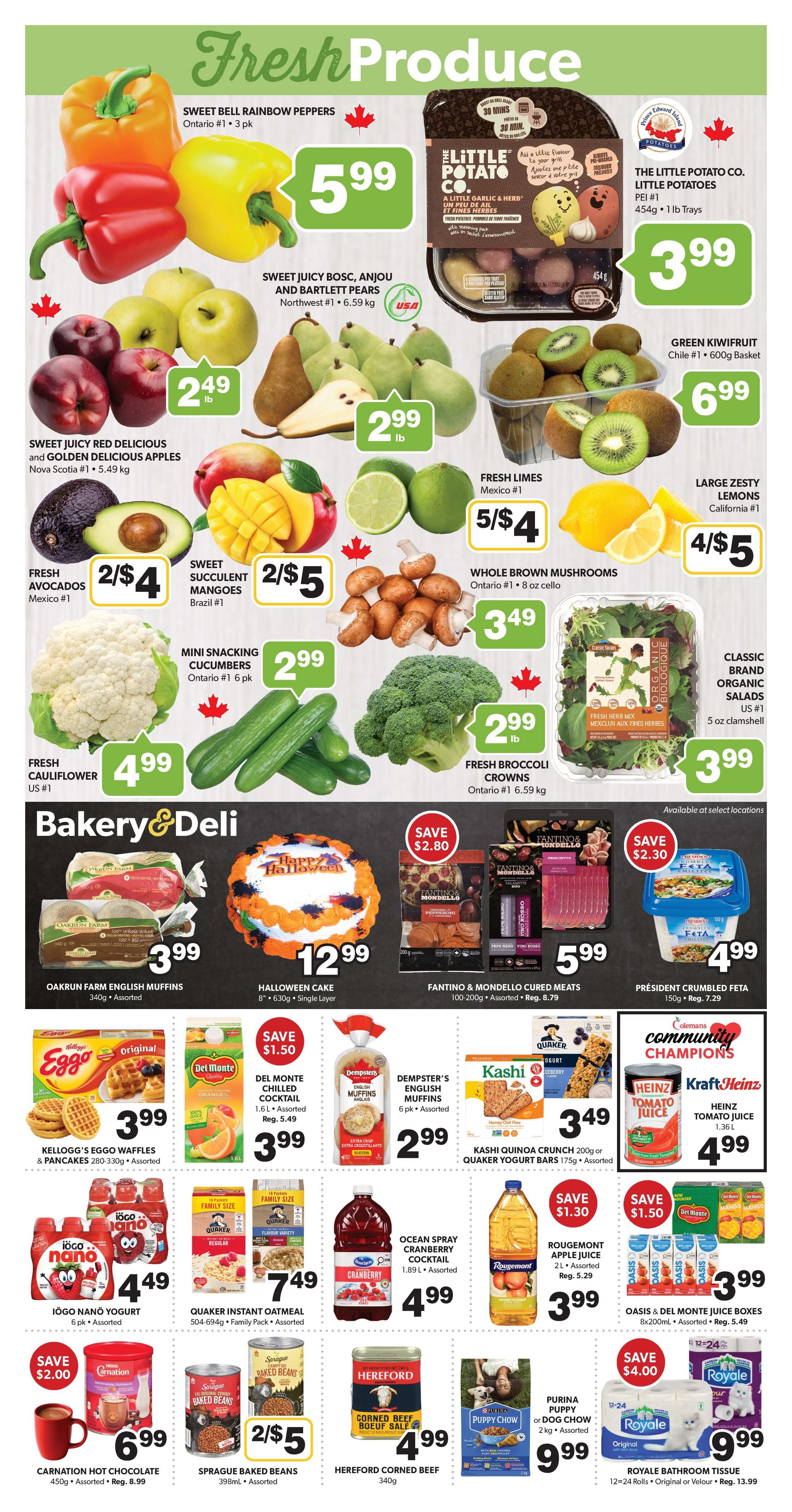 Coleman's Flyer October 29 to November 4