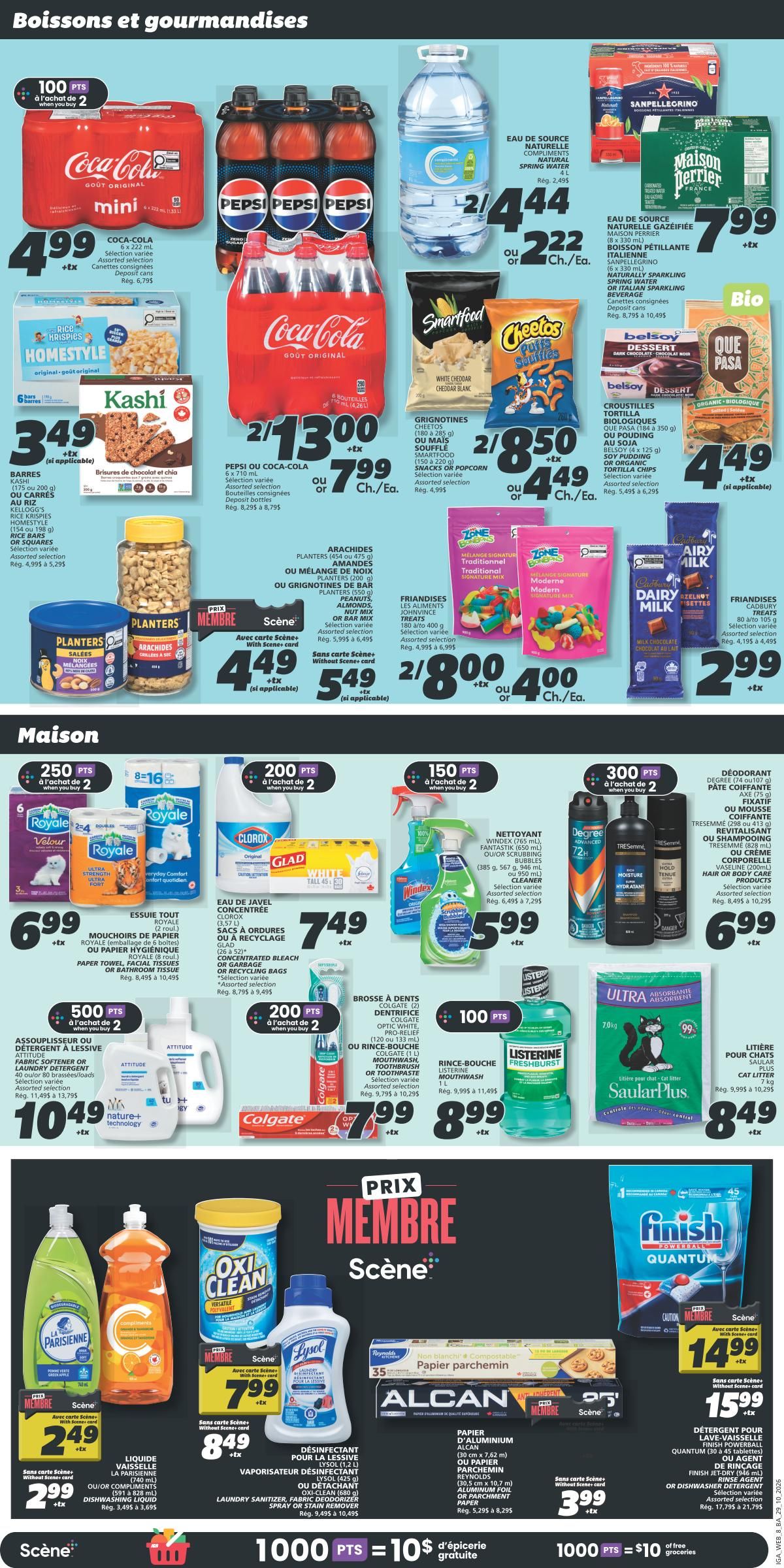IGA (NB) Flyer October 29 to November 4