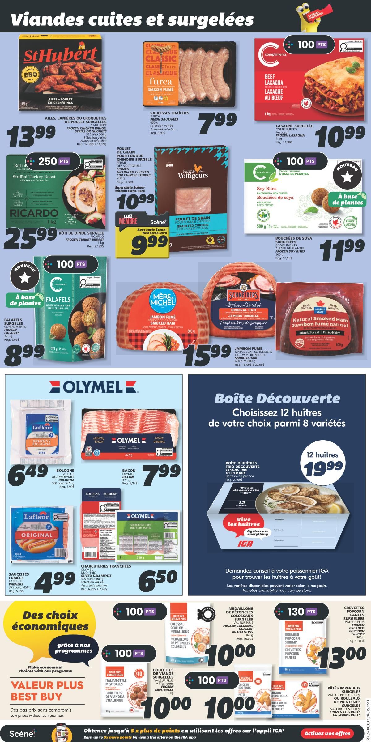 IGA (NB) Flyer October 29 to November 4