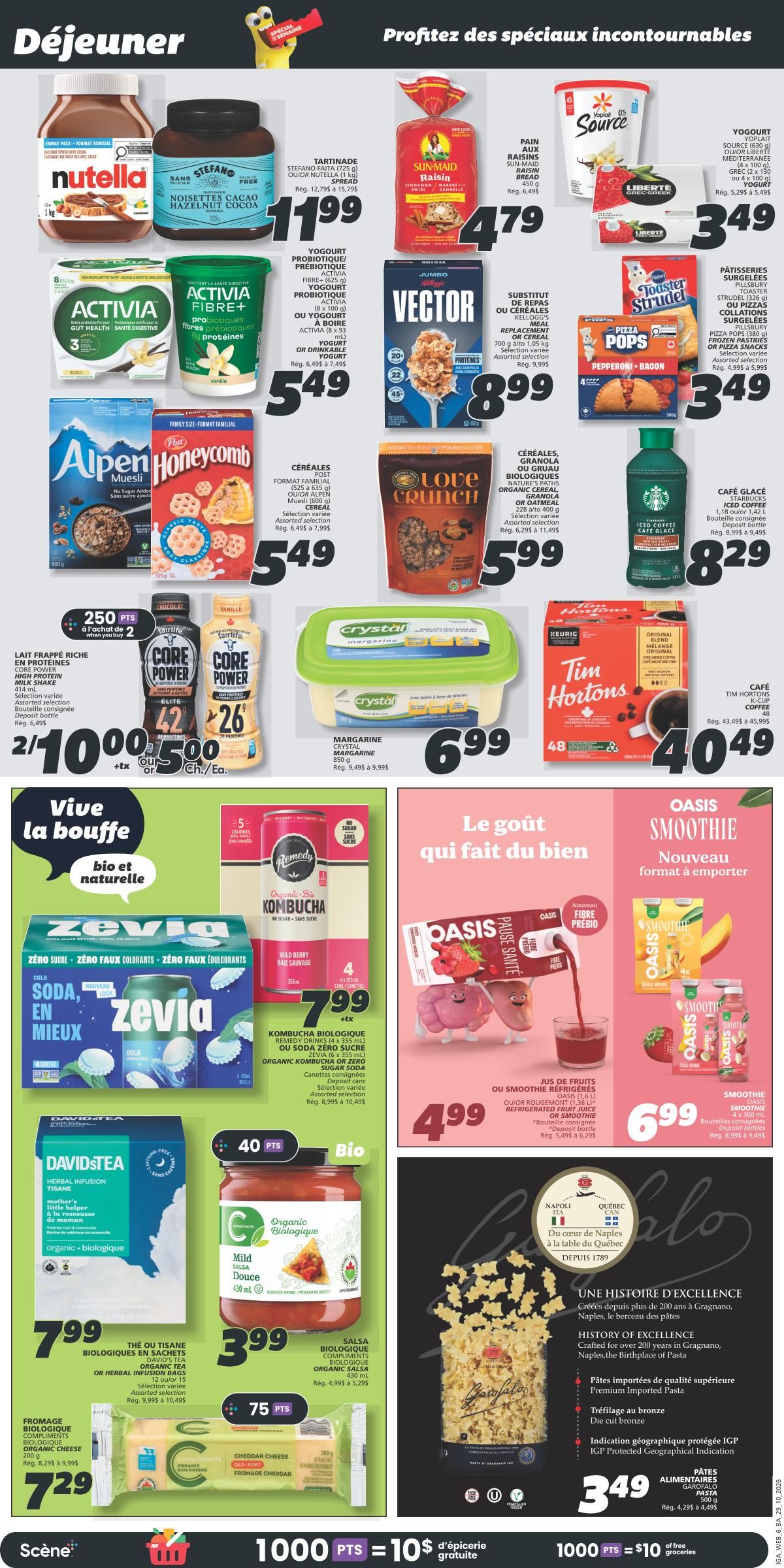 IGA (NB) Flyer October 29 to November 4